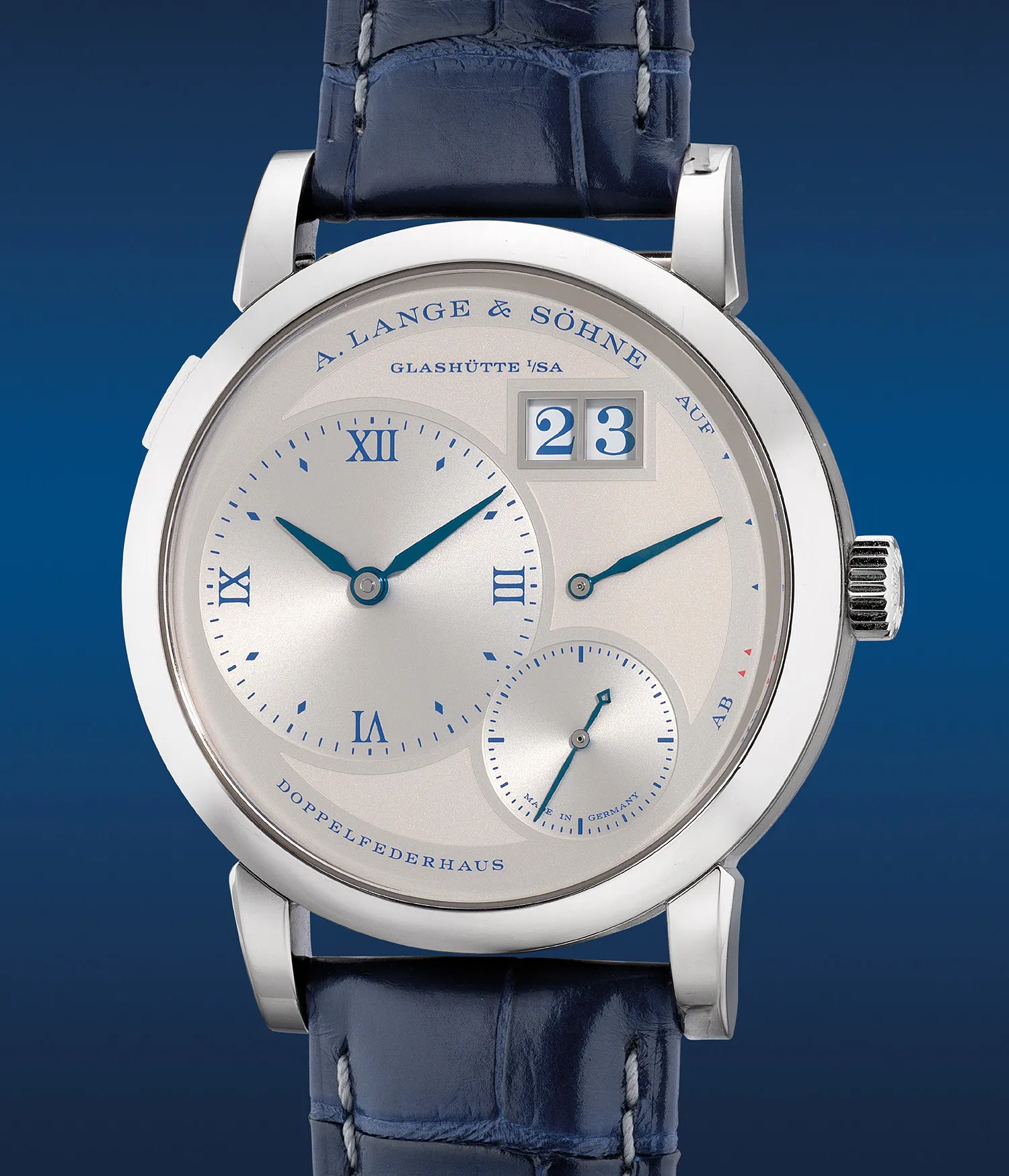 A. Lange & Söhne Lange 1 191.066 38.5mm White gold Silver