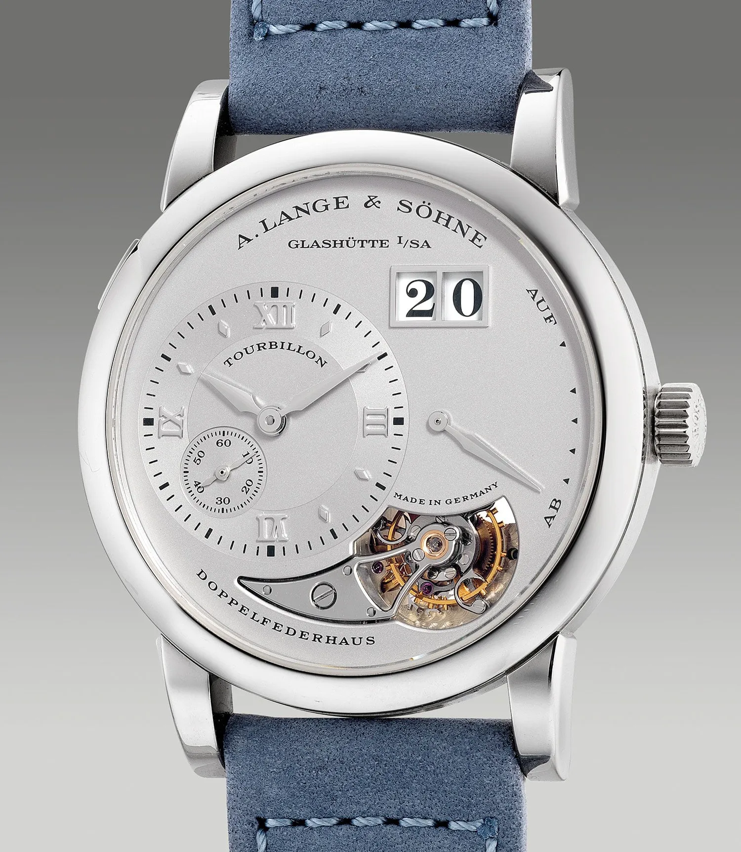 A. Lange & Söhne Lange 1 704.025 38.5mm Platinum Silver