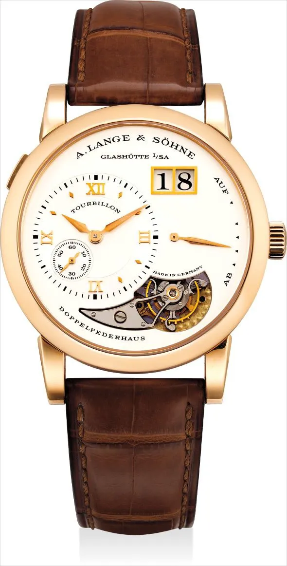 A. Lange & Söhne Lange 1 704.032 38.5mm Rose gold Silver