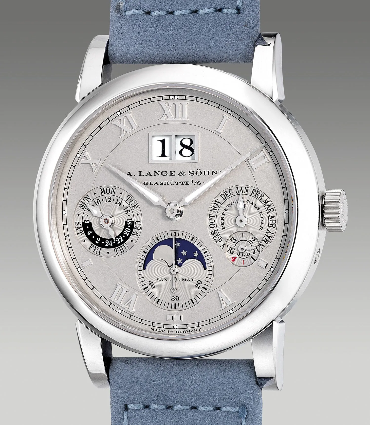 A. Lange & Söhne Langematik Perpetual 310.025 38.5mm Platinum Silver