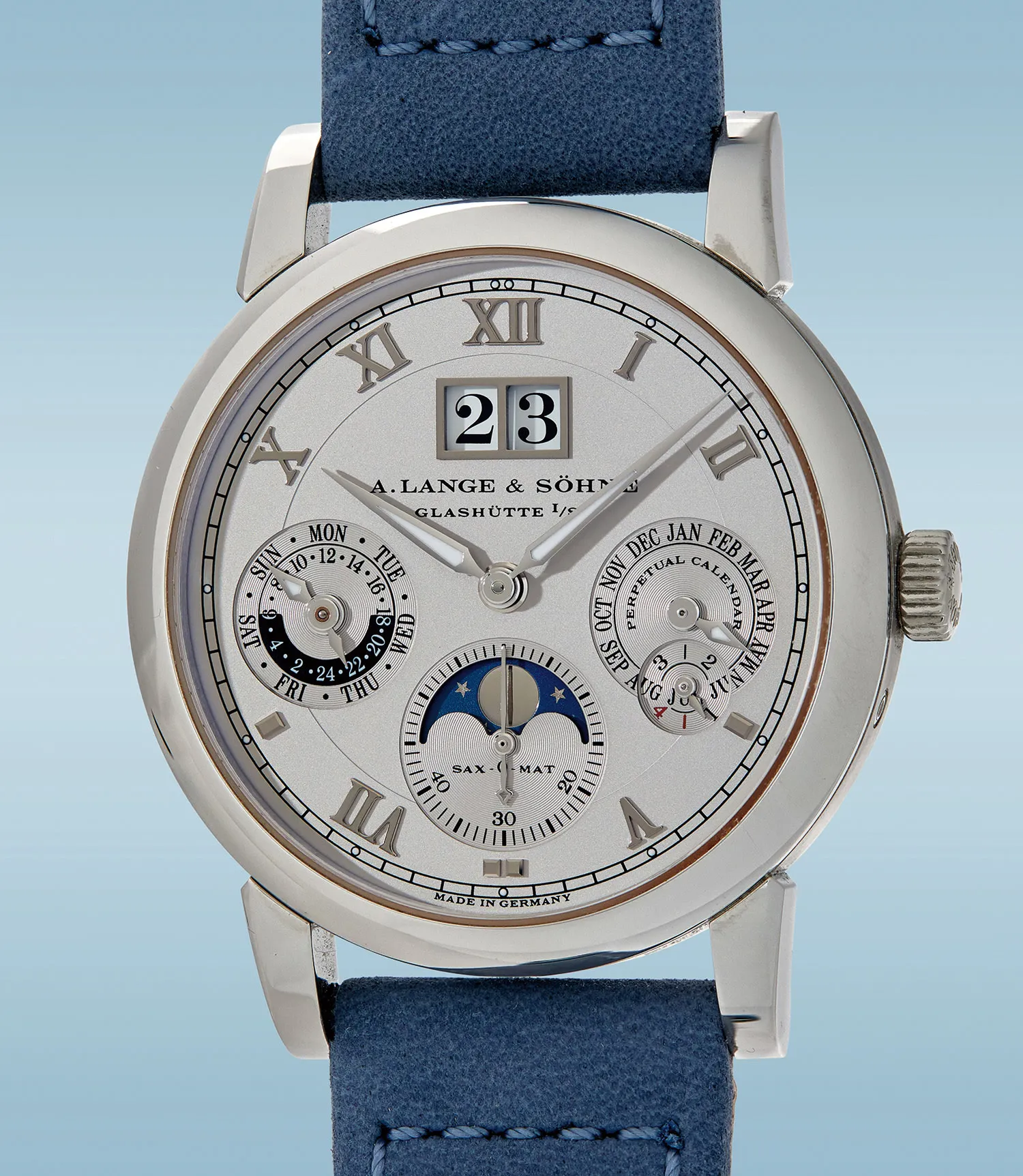 A. Lange & Söhne Langematik Perpetual 310.025 38.5mm Platinum Silver