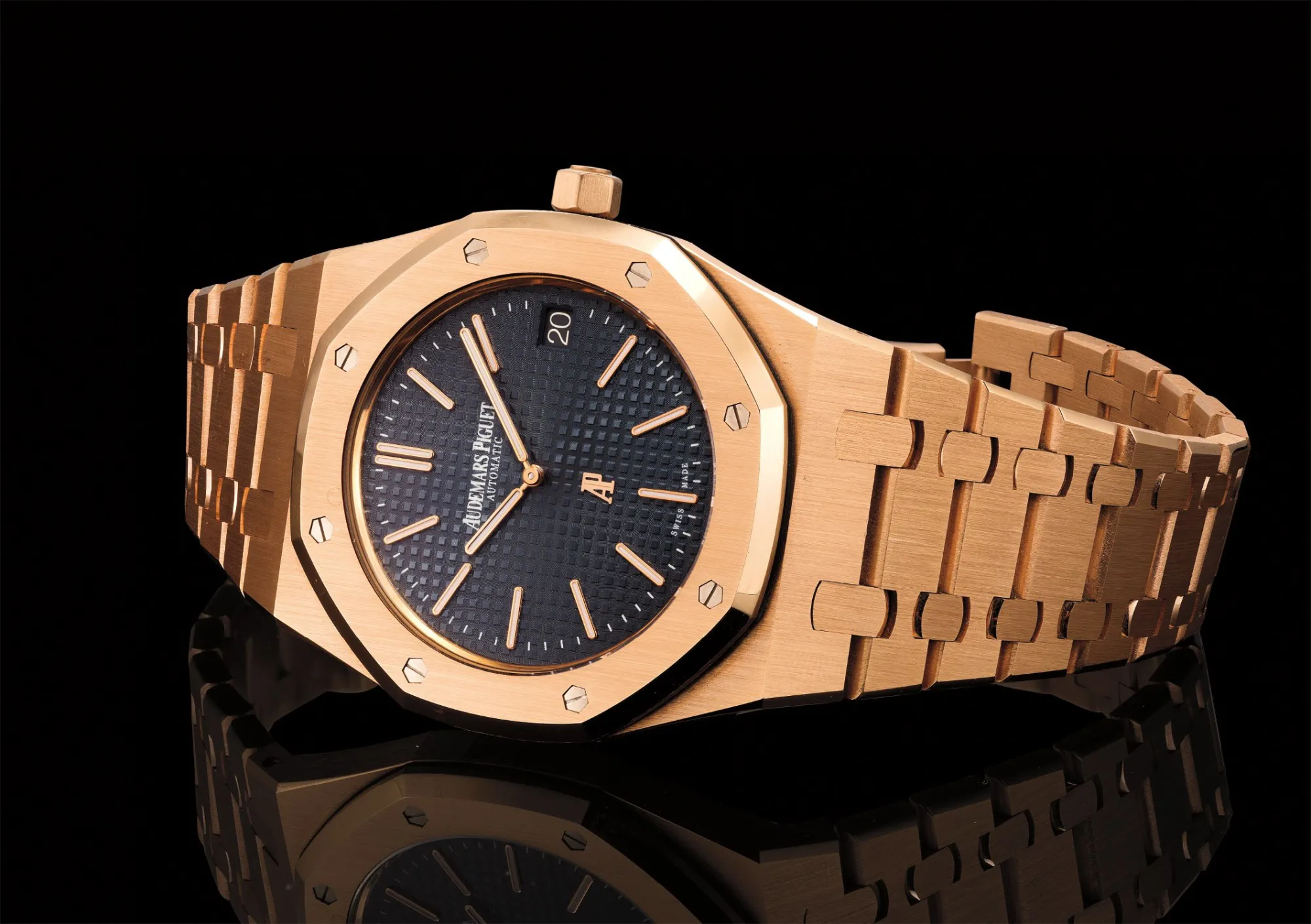 Audemars Piguet Royal Oak 15202OR 39mm Rose gold Black