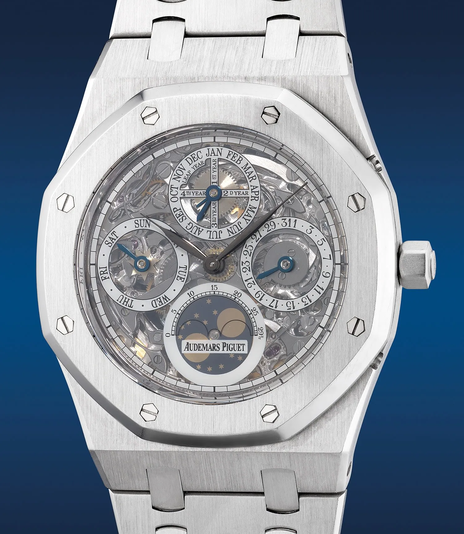 Audemars Piguet Royal Oak Perpetual Calendar 25829PT 39mm Platinum Skeletonized