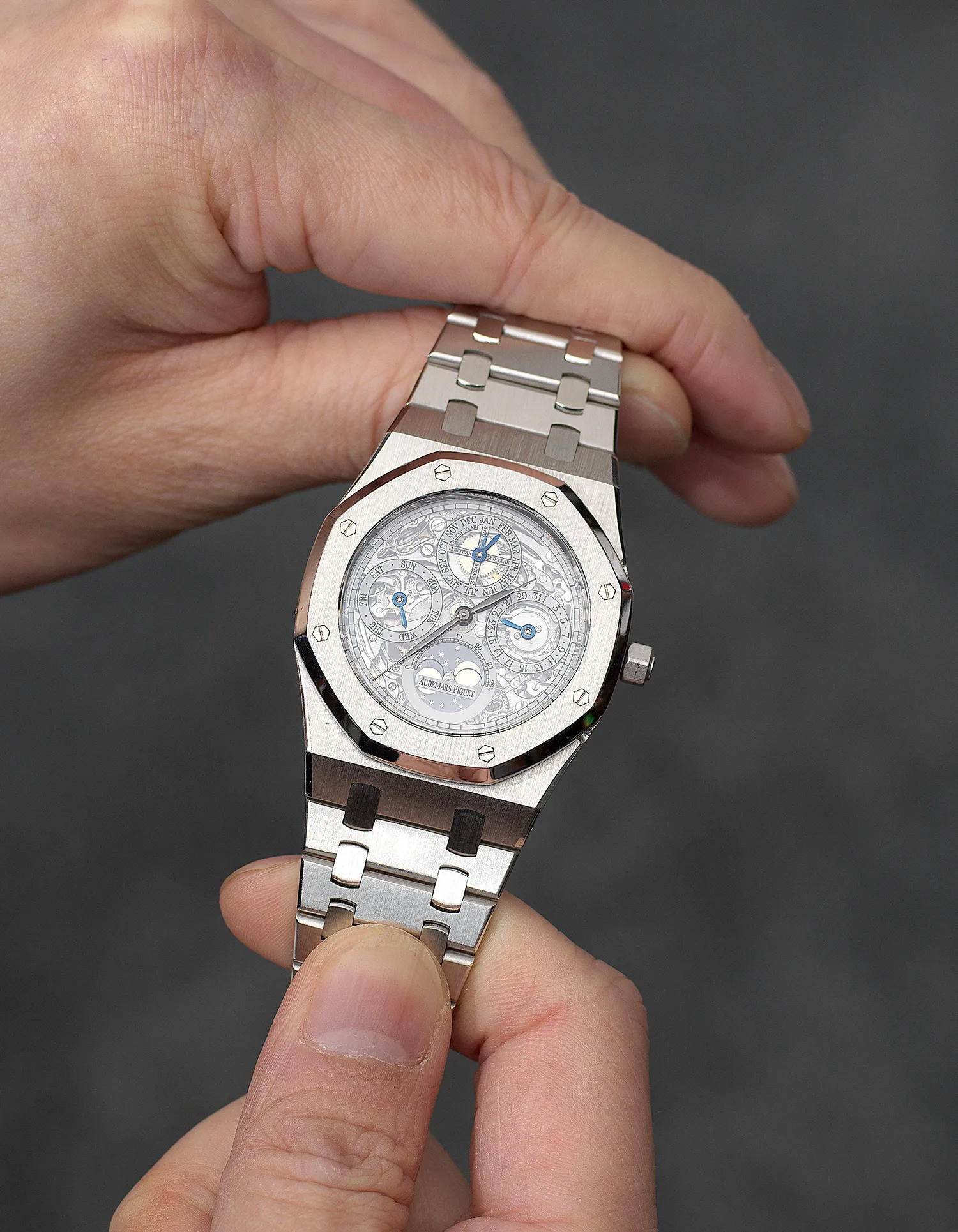 Audemars Piguet Royal Oak Perpetual Calendar 25829PT 39mm Platinum Skeletonized 6