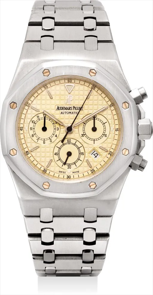 Audemars Piguet Royal Oak Chronograph 25860ST 41mm Stainless steel Cream