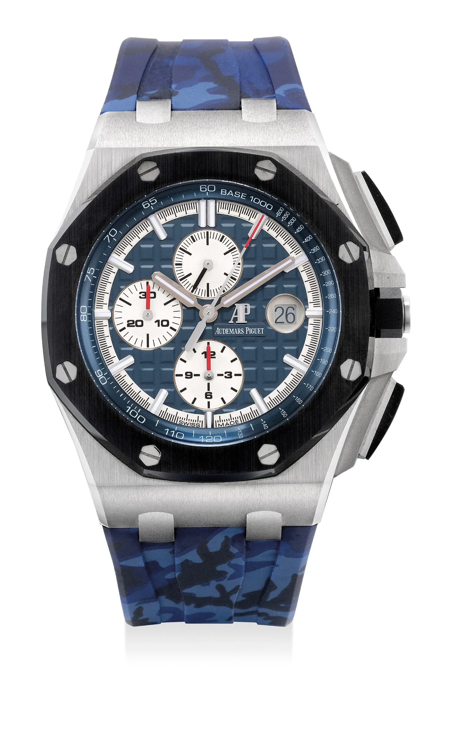 Audemars Piguet Royal Oak Offshore 26401PO.OO.A018CR.01 44mm Ceramic and Platinum Blue