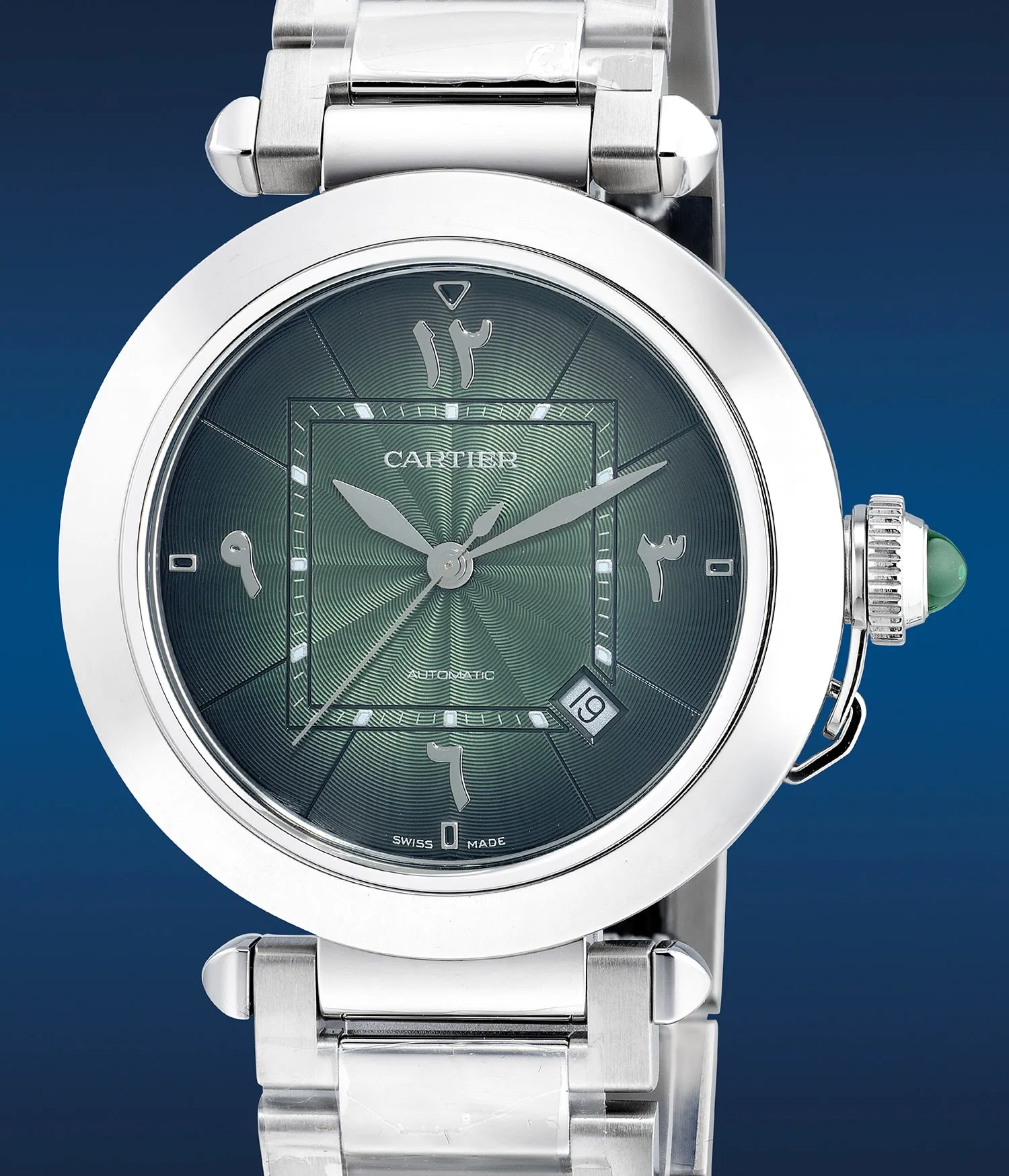 Cartier Pasha WSPA0022 41mm Stainless steel Green