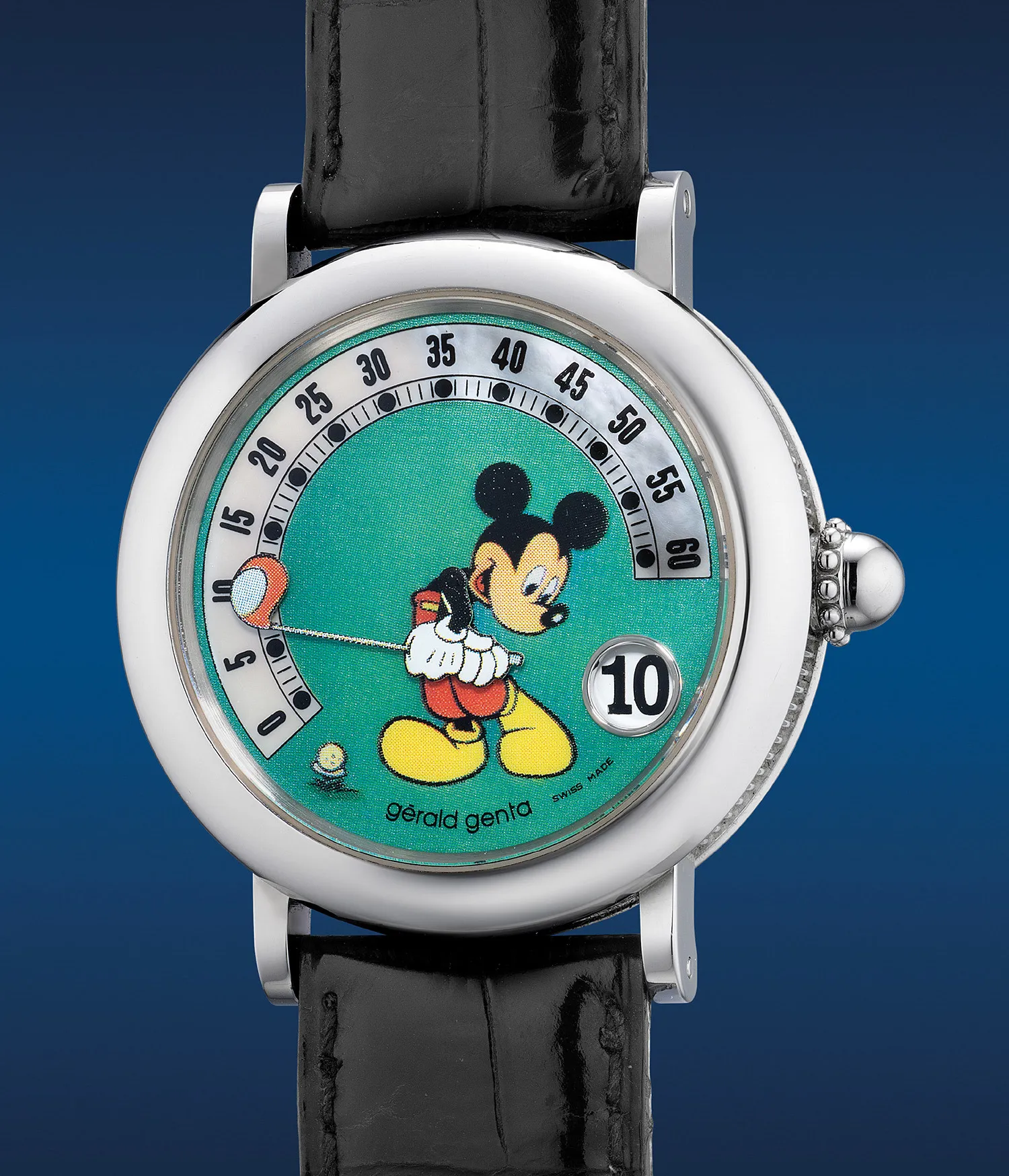 Gérald Genta Retro "Mickey Mouse" G.3632 36mm Stainless steel Mother-of-pearl