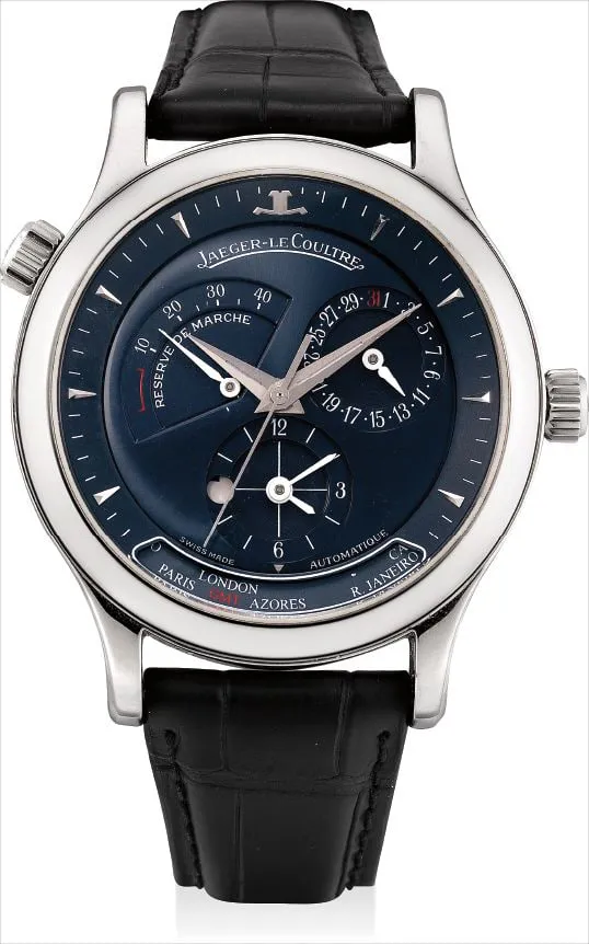 Jaeger-LeCoultre Master Geographique 146.2.92 38mm Platinum Blue