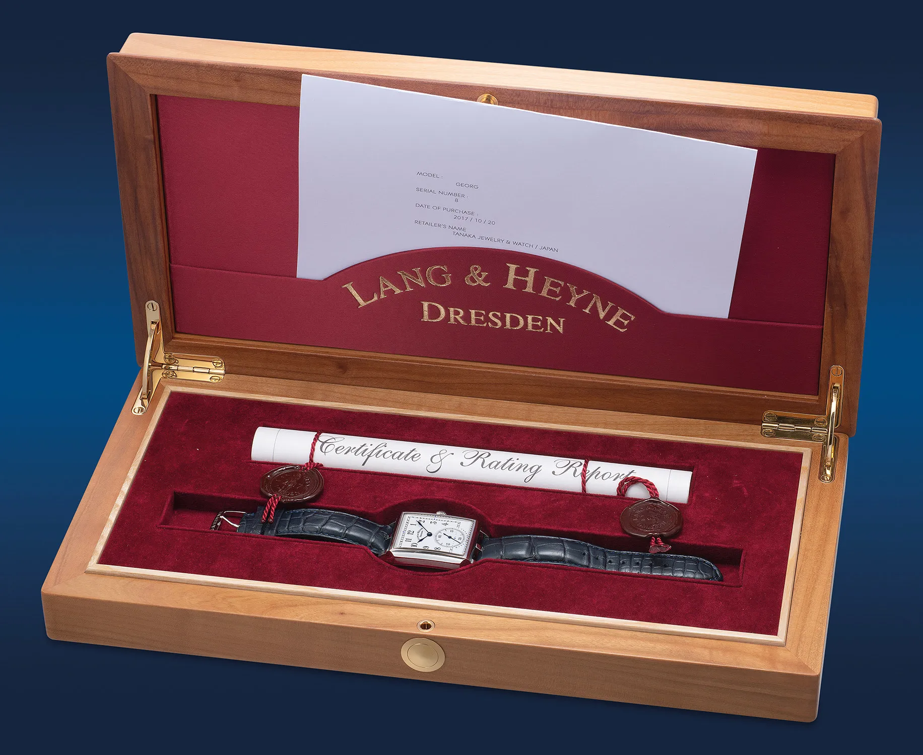 Lang & Heyne Georg 40mm Platinum Enamel 1