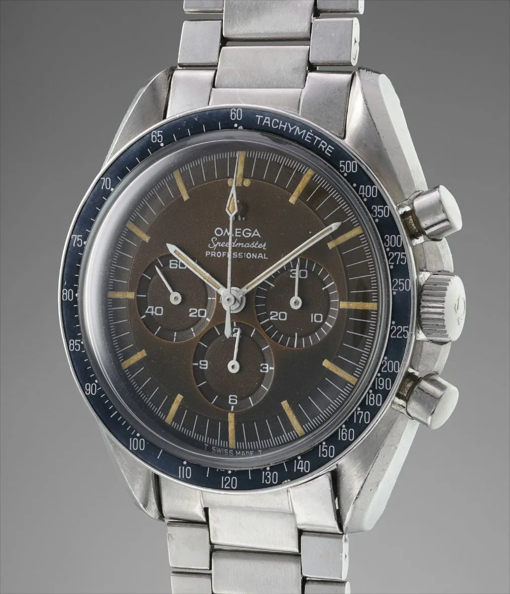Omega Speedmaster Professional ST 145.012-67 40mm Stainless steel Chestnut-colored Tropical