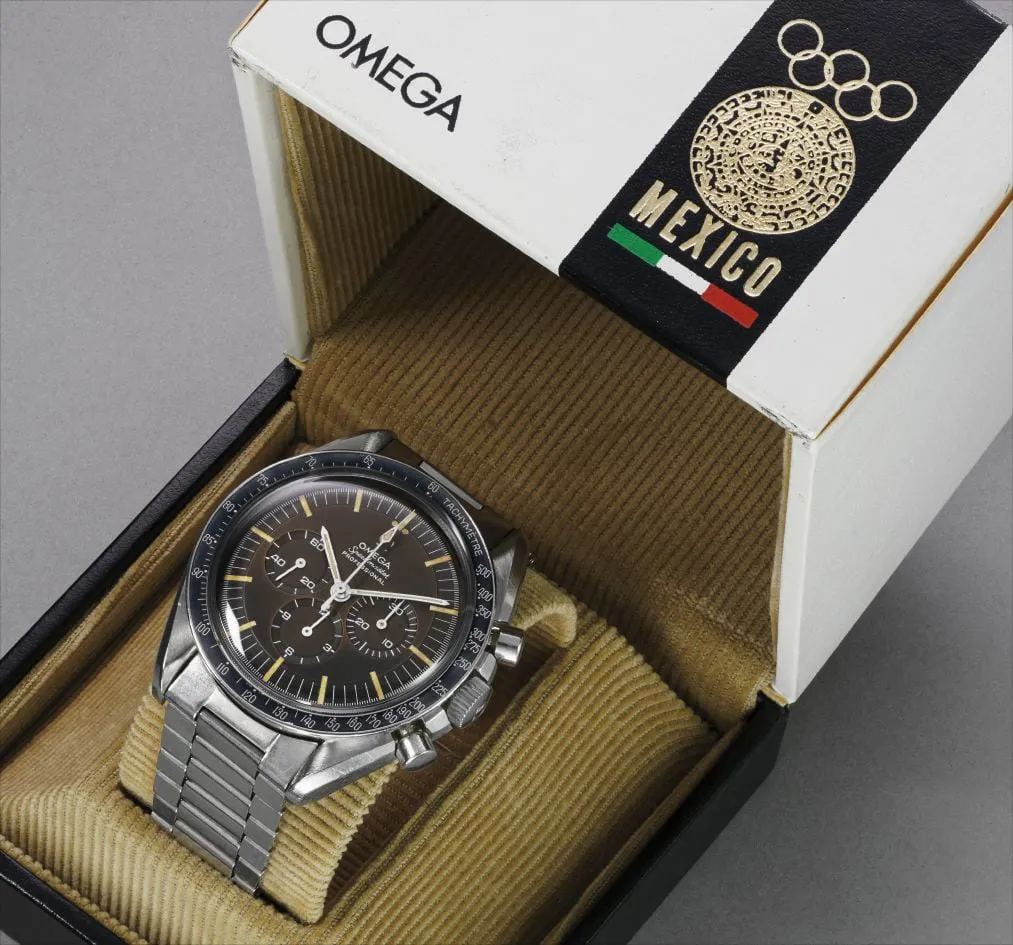 Omega Speedmaster Professional ST 145.012-67 40mm Stainless steel Chestnut-colored Tropical 1