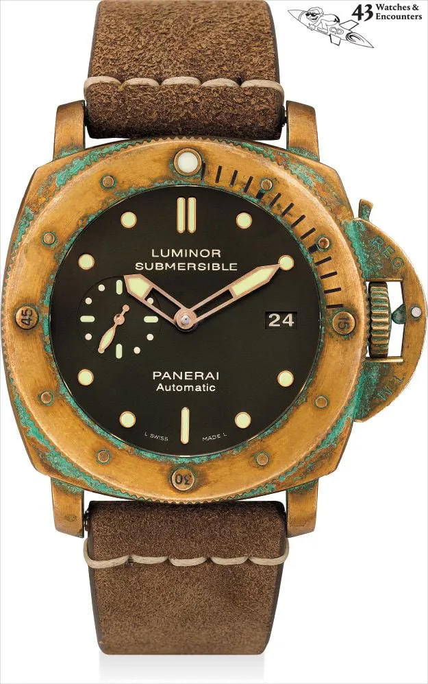 Panerai Luminor Submersible PAM 00382 47mm Bronze Green