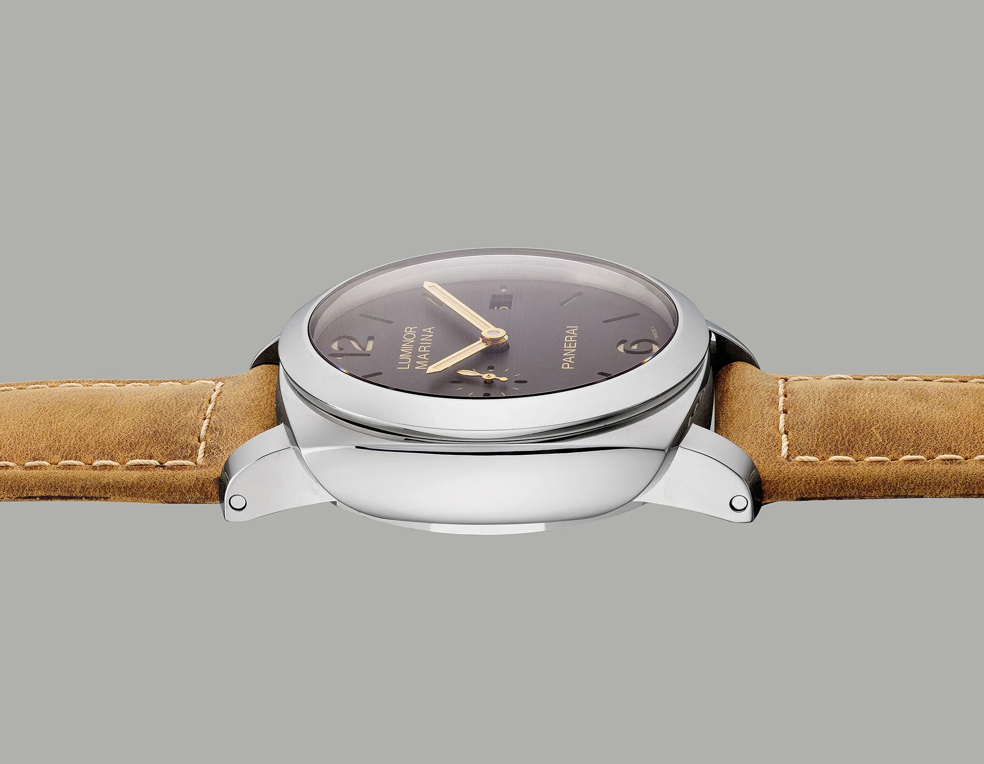 Panerai Luminor 1950 PAM00608 44mm Stainless steel Brown 4