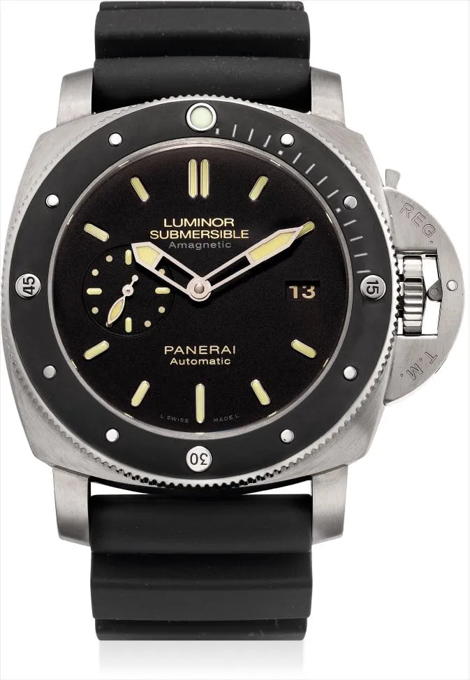 Panerai Submersible PAM 00389 47mm Titanium and ceramic Black