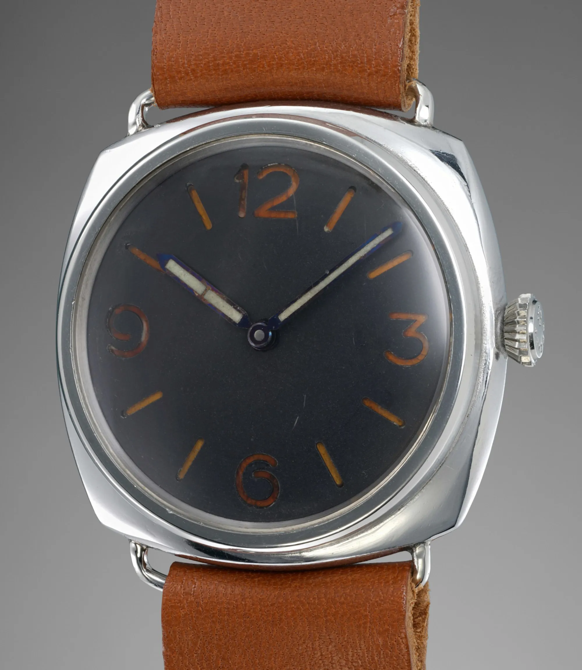 Panerai Type D 3646 47mm Stainless steel Black