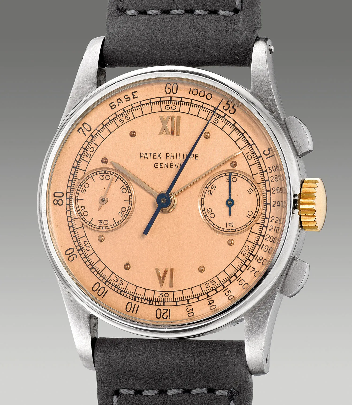 Patek Philippe 130 33mm Yellow gold and Stainless steel Salmon