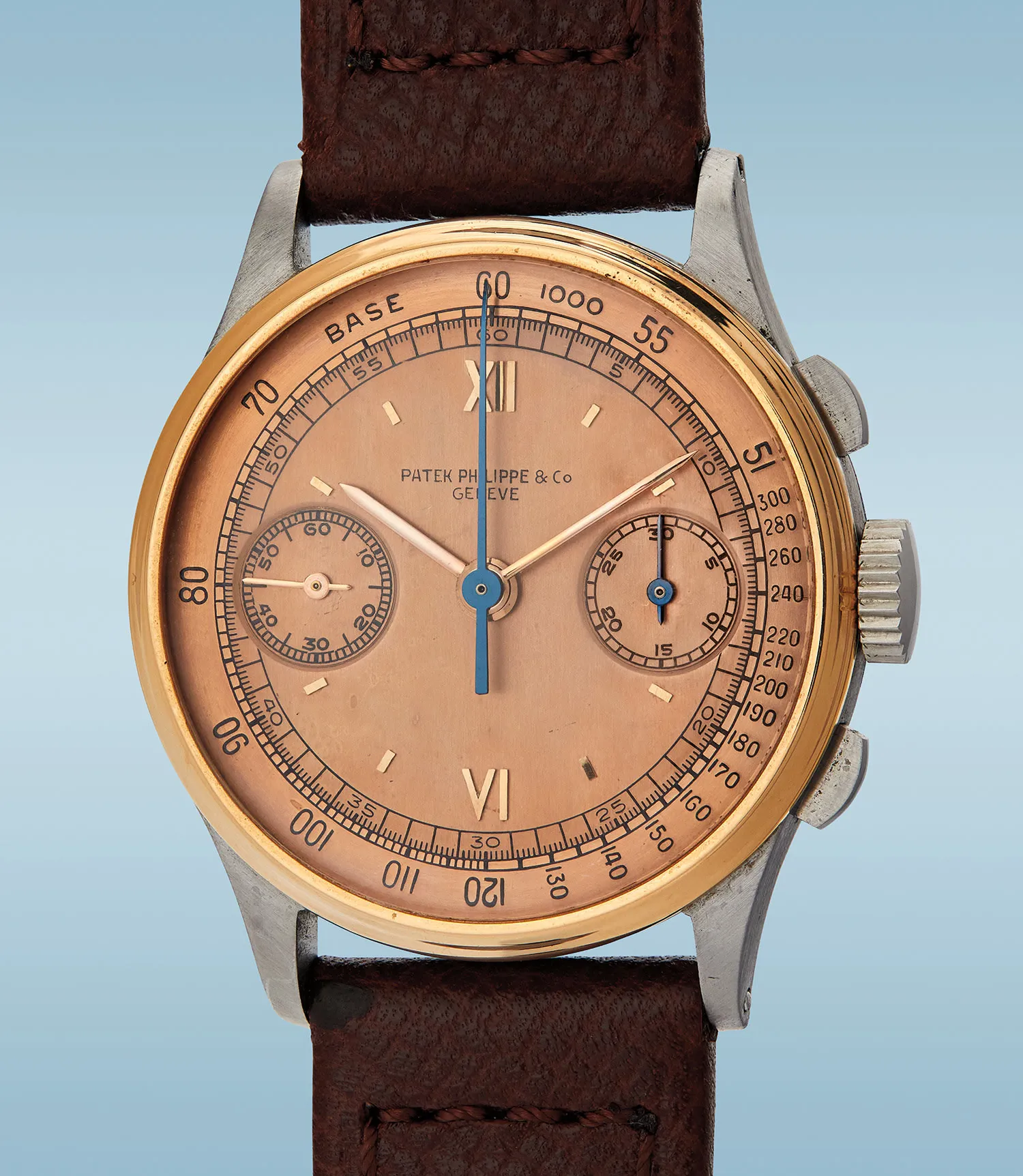 Patek Philippe 130 33.5mm Rose gold and Stainless steel Pink gold