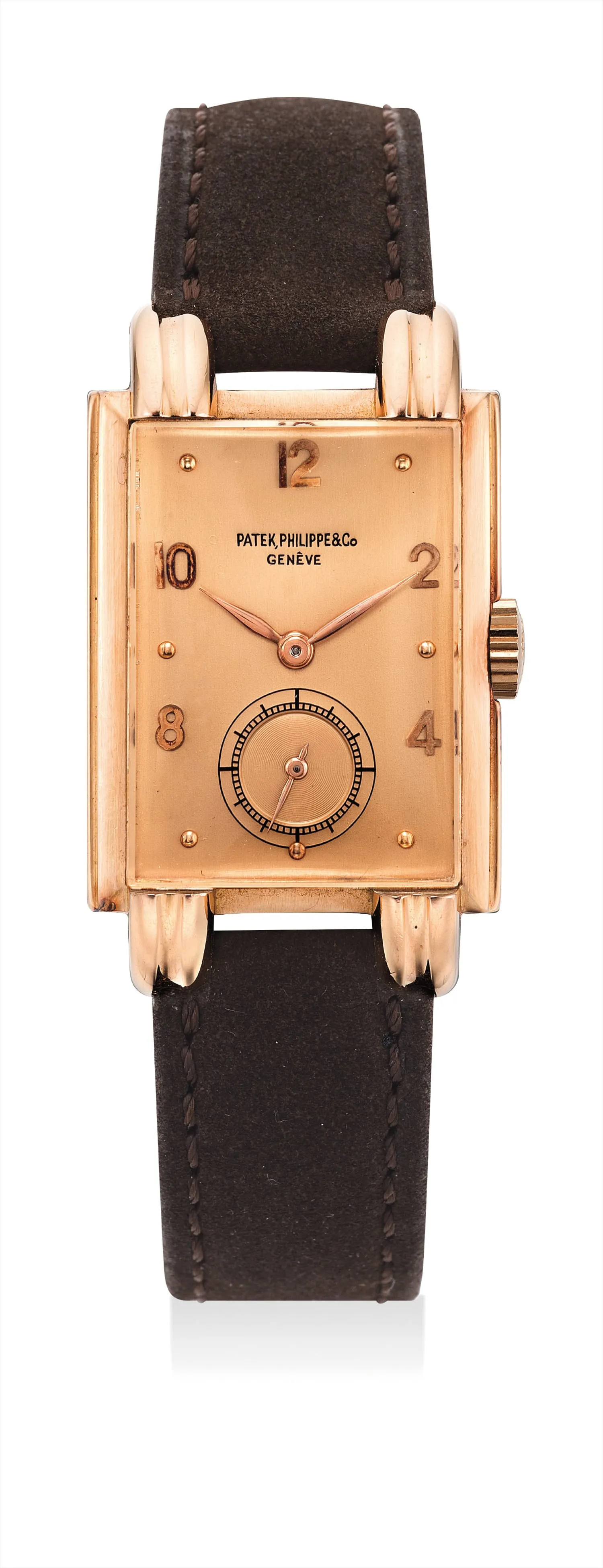 Patek Philippe 1480 24mm Rose gold Pink Champagne