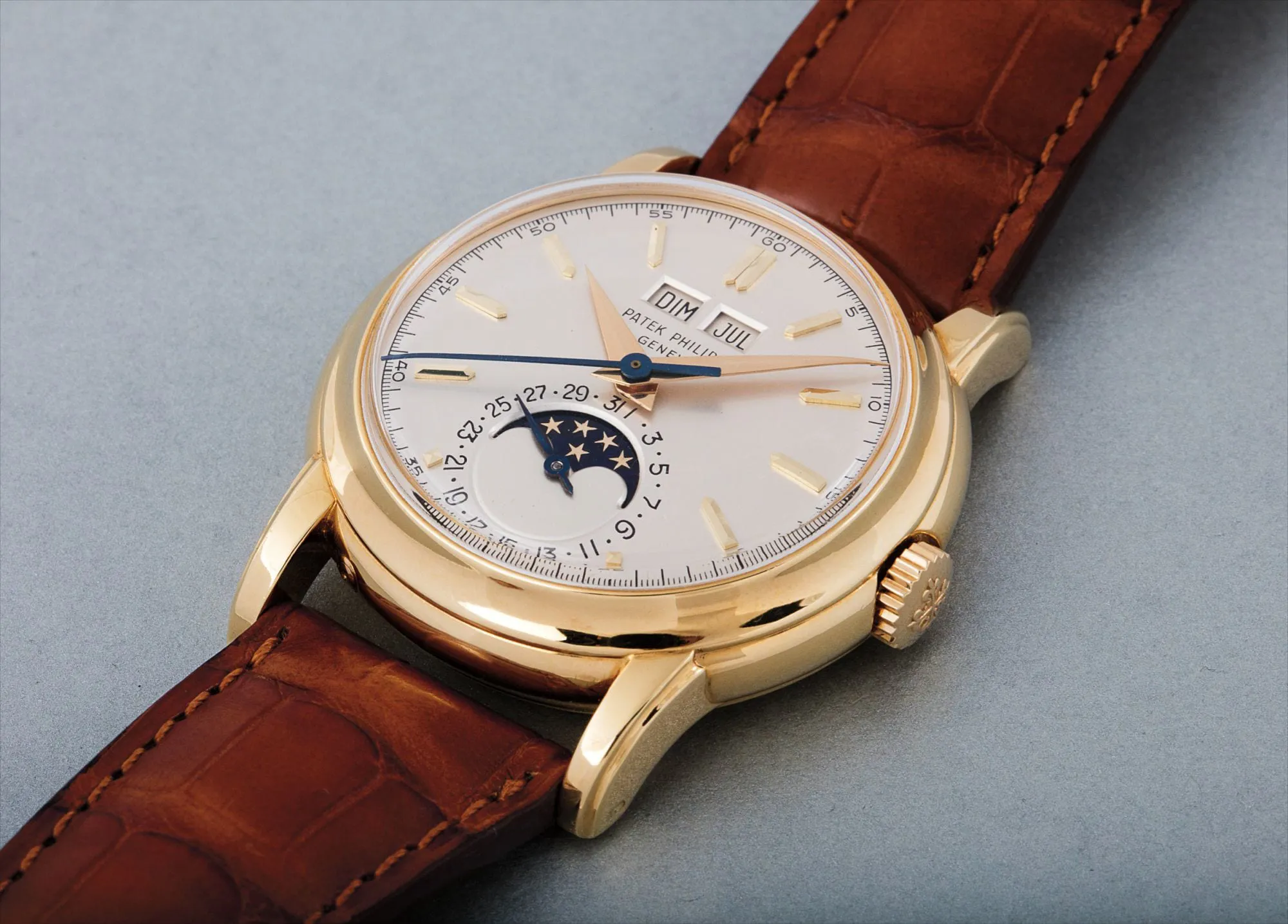 Patek Philippe 2438/1 37mm Yellow gold Silvered