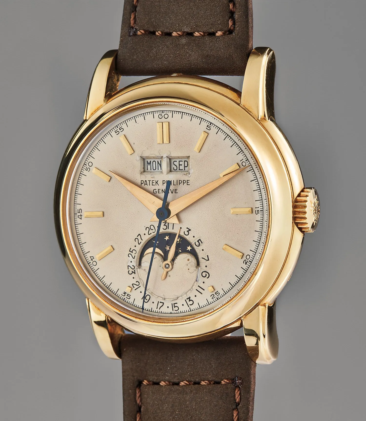 Patek Philippe 2438/1 37mm Yellow gold Silver