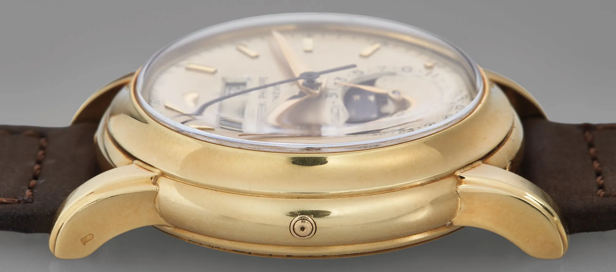 Patek Philippe 2438/1 37mm Yellow gold Silver 2