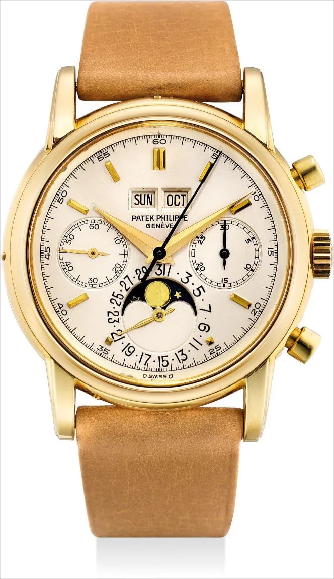 Patek Philippe 2499/100 38mm Yellow gold White