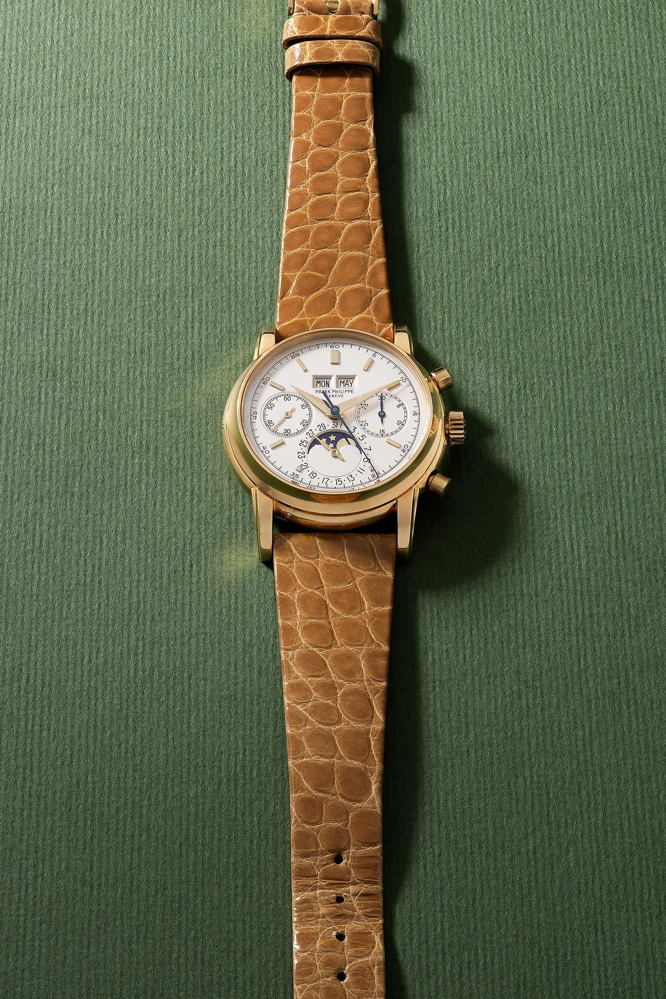 Patek Philippe 2499/100 37.5mm Yellow gold White