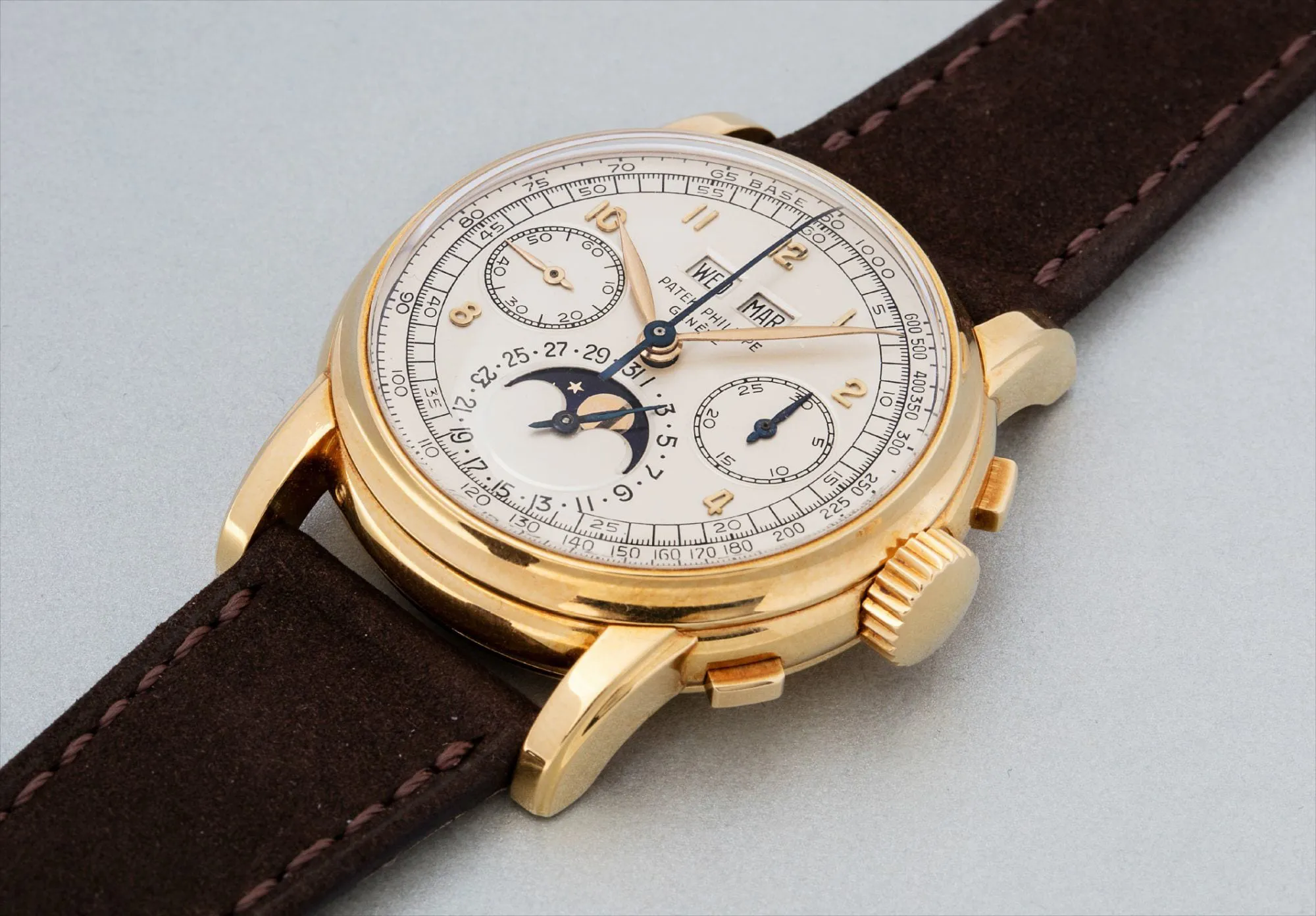 Patek Philippe 2499 37.5mm Yellow gold White