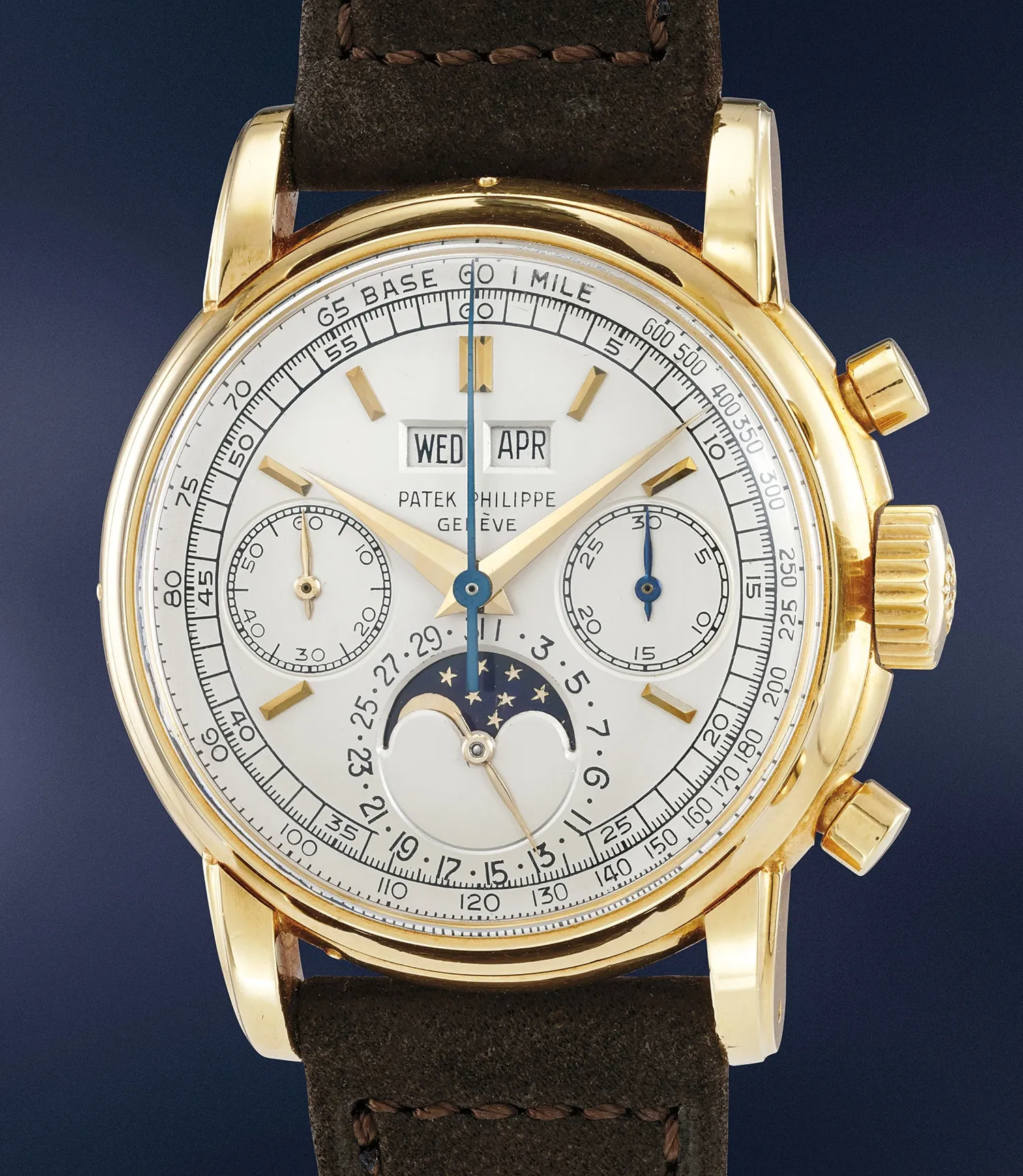 Patek Philippe 2499 37.5mm Yellow gold White