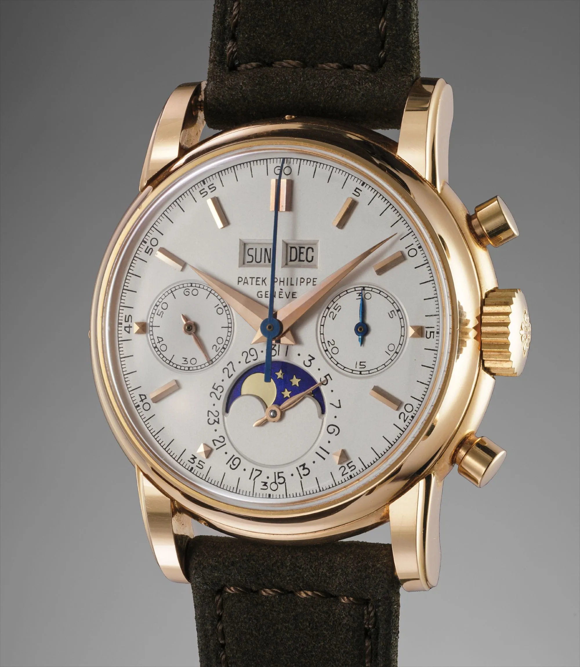 Patek Philippe 2499 37.5mm Rose gold White