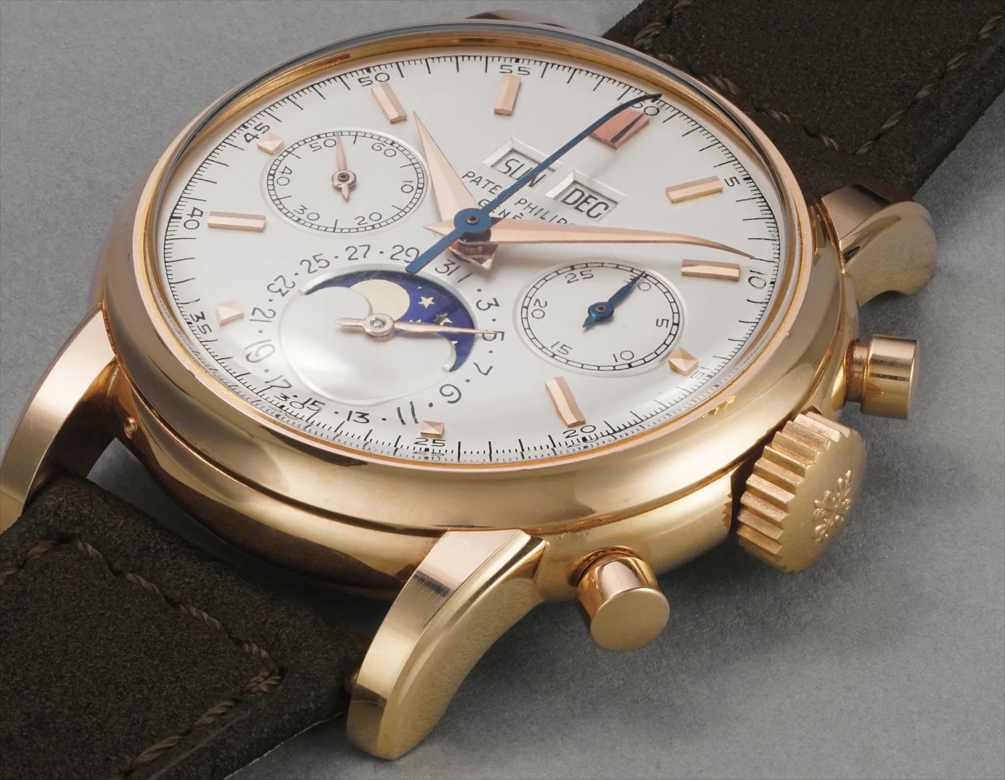 Patek Philippe 2499 37.5mm Rose gold White 1