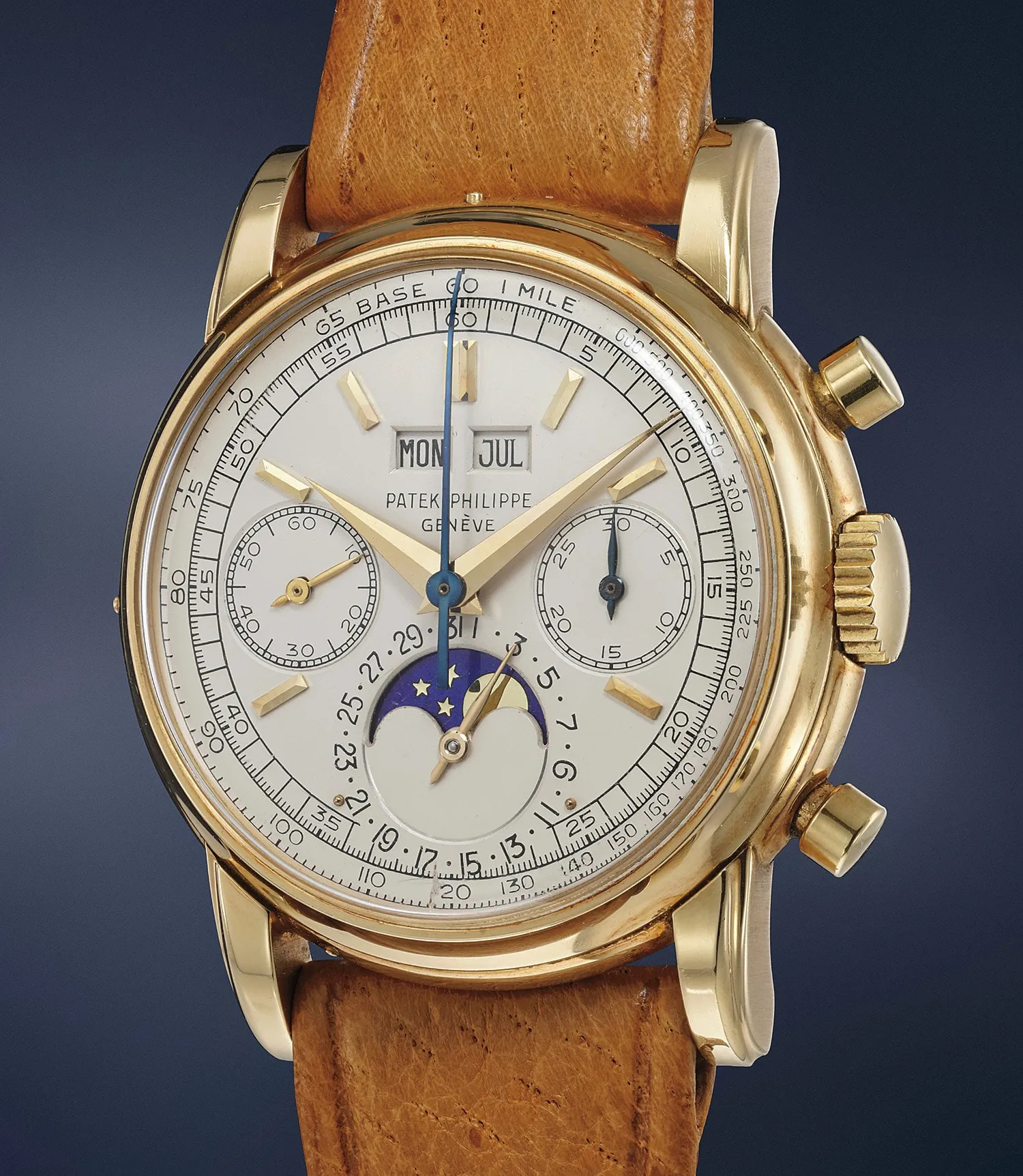 Patek Philippe 2499 37.5mm Yellow gold White