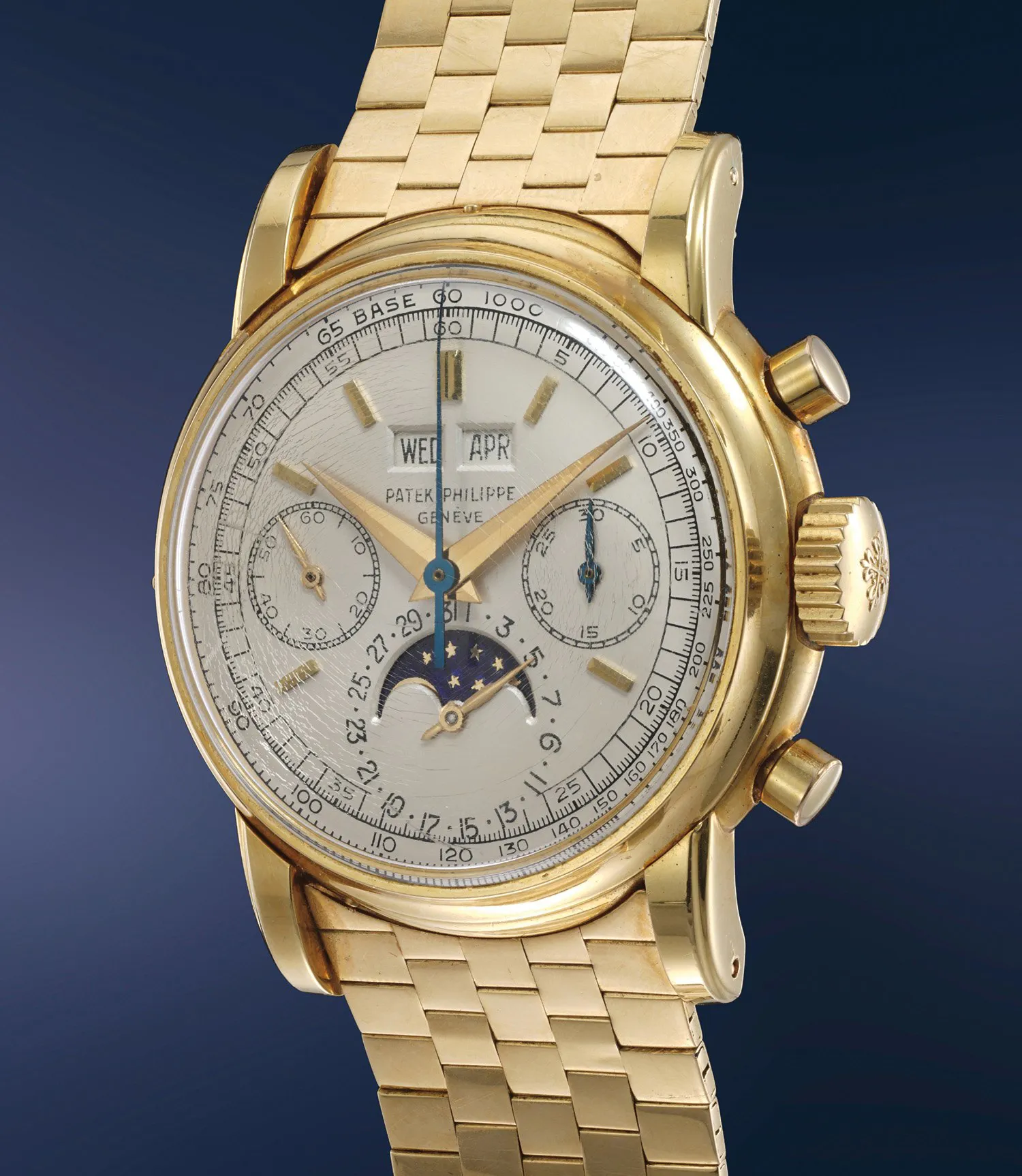 Patek Philippe 2499 37.5mm Yellow gold White 1