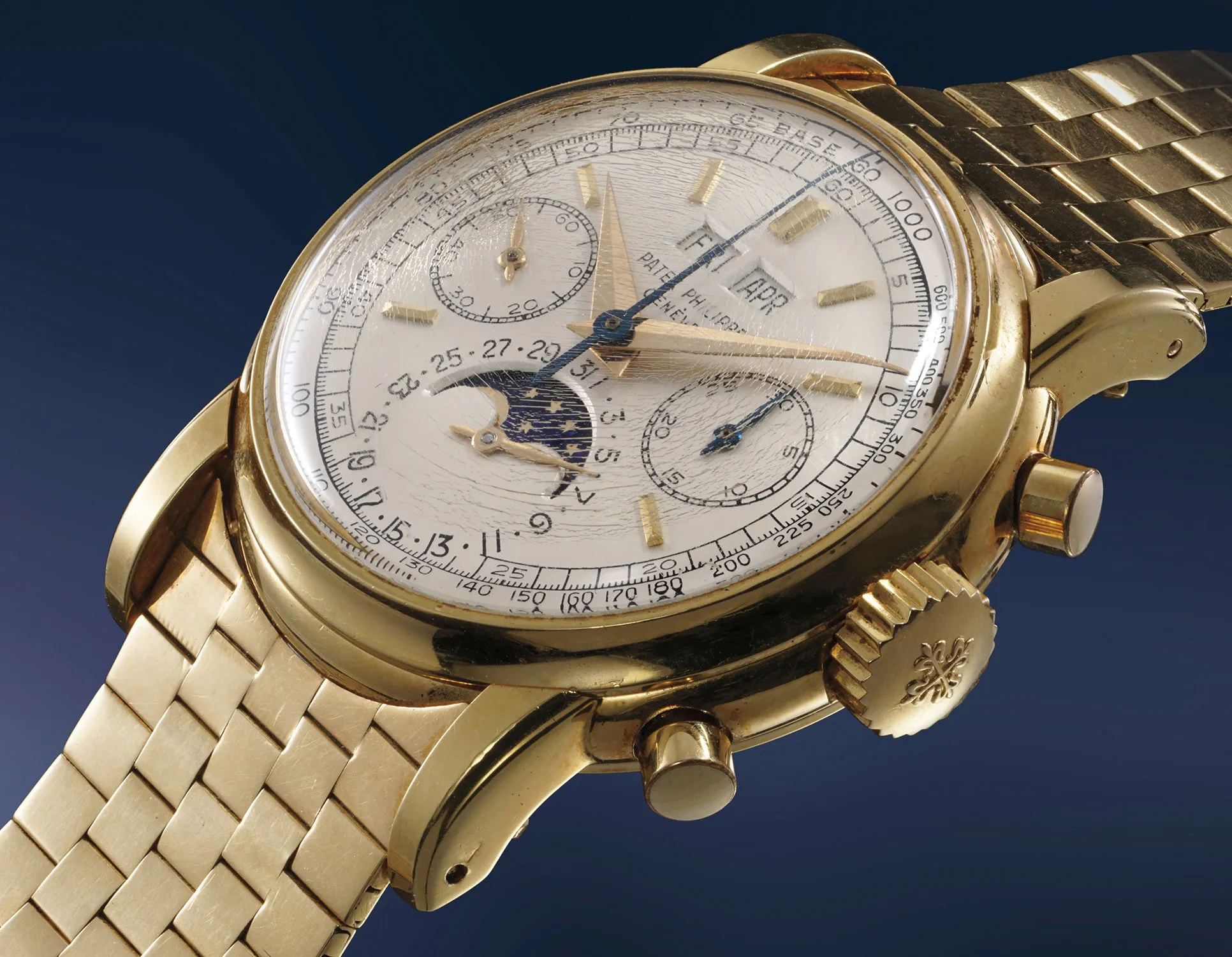 Patek Philippe 2499 37.5mm Yellow gold White 2