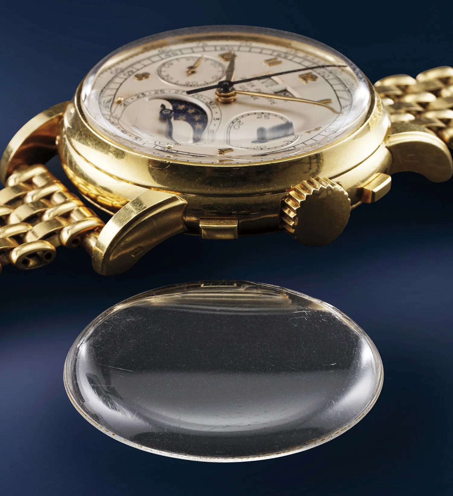 Patek Philippe 2499 37.5mm Yellow gold White 4