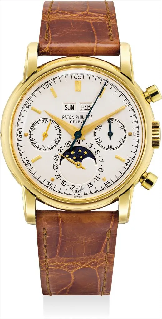 Patek Philippe 2499 37.5mm Yellow gold White