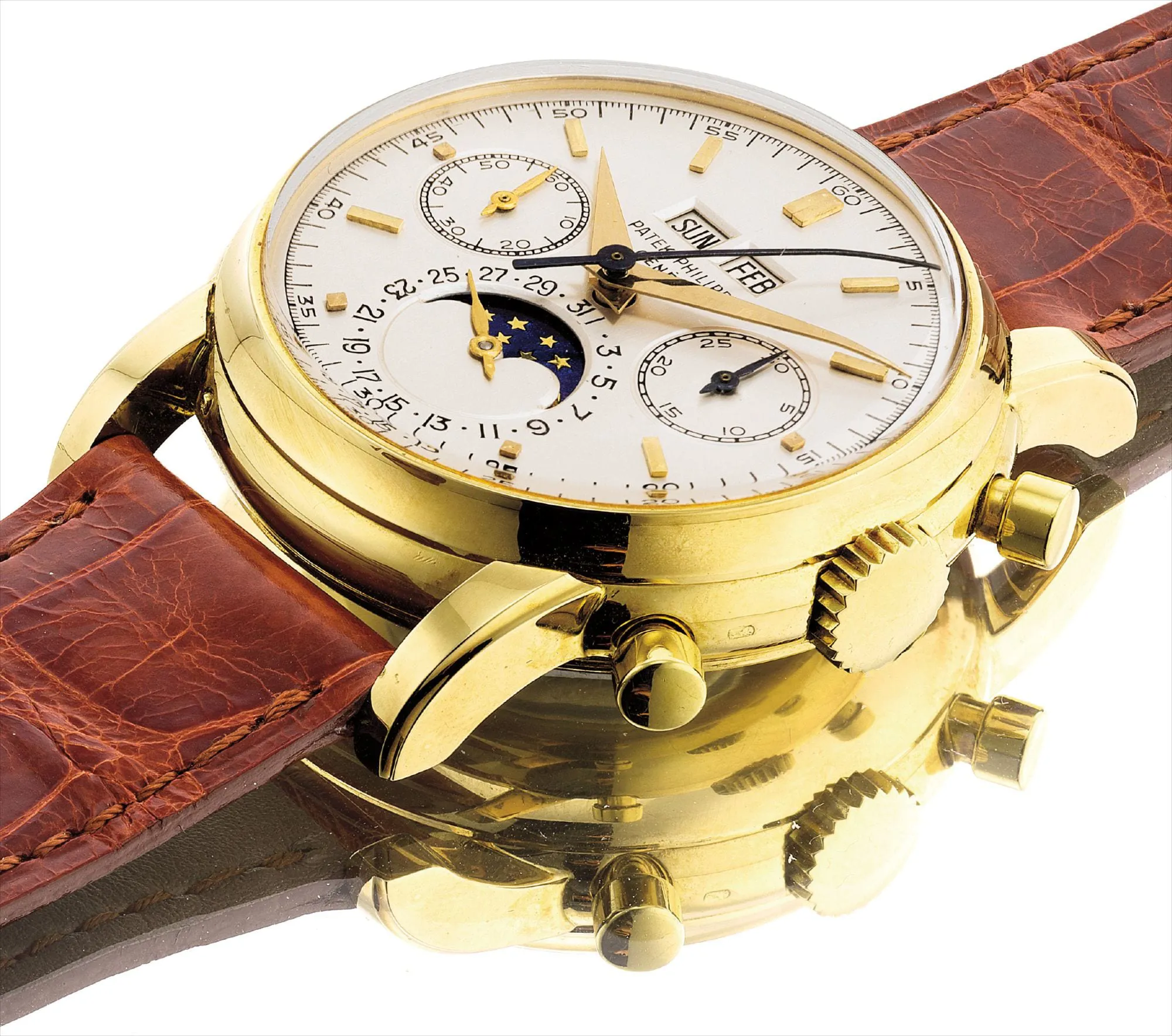 Patek Philippe 2499 37.5mm Yellow gold White 1