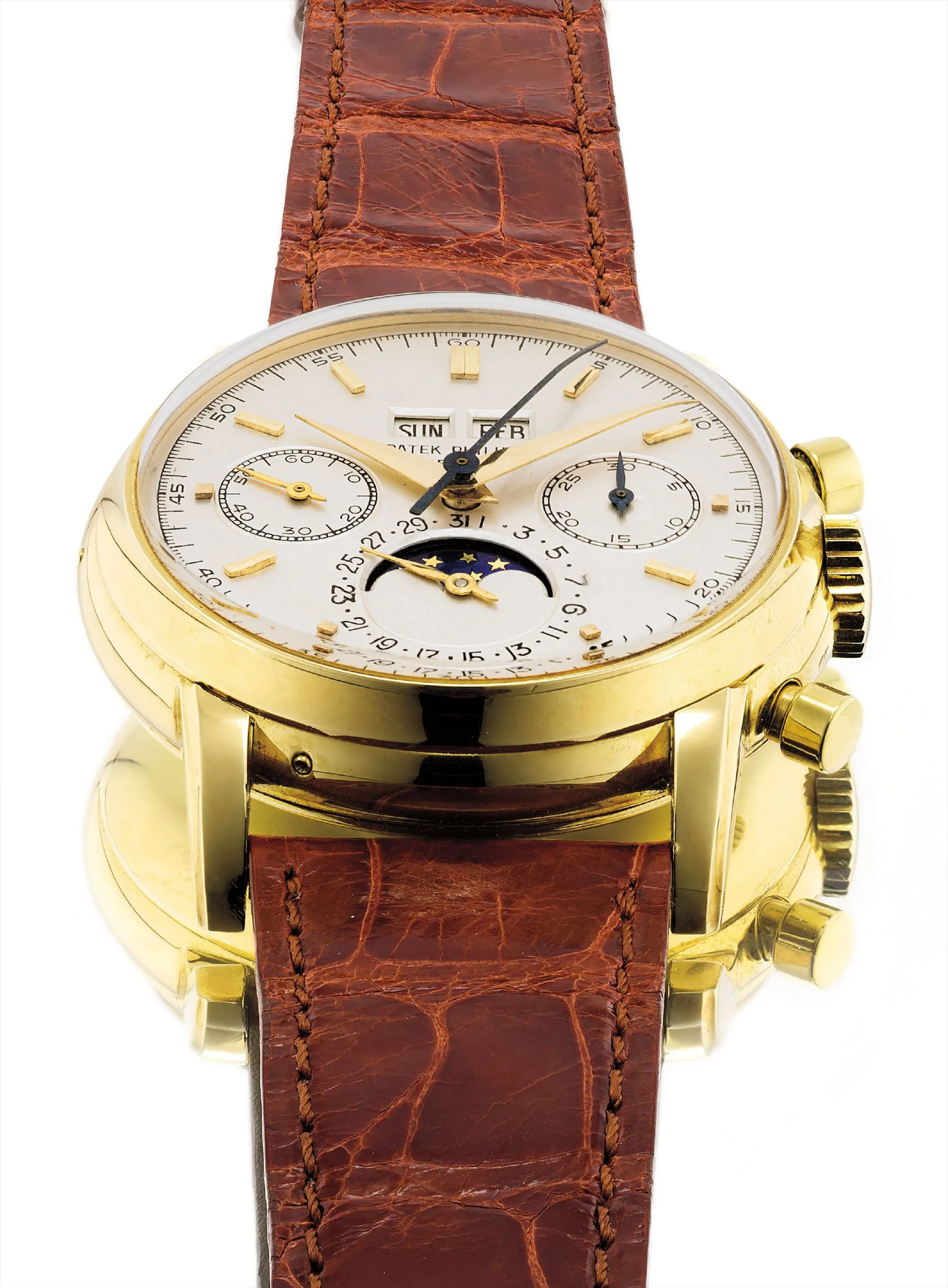 Patek Philippe 2499 37.5mm Yellow gold White 3