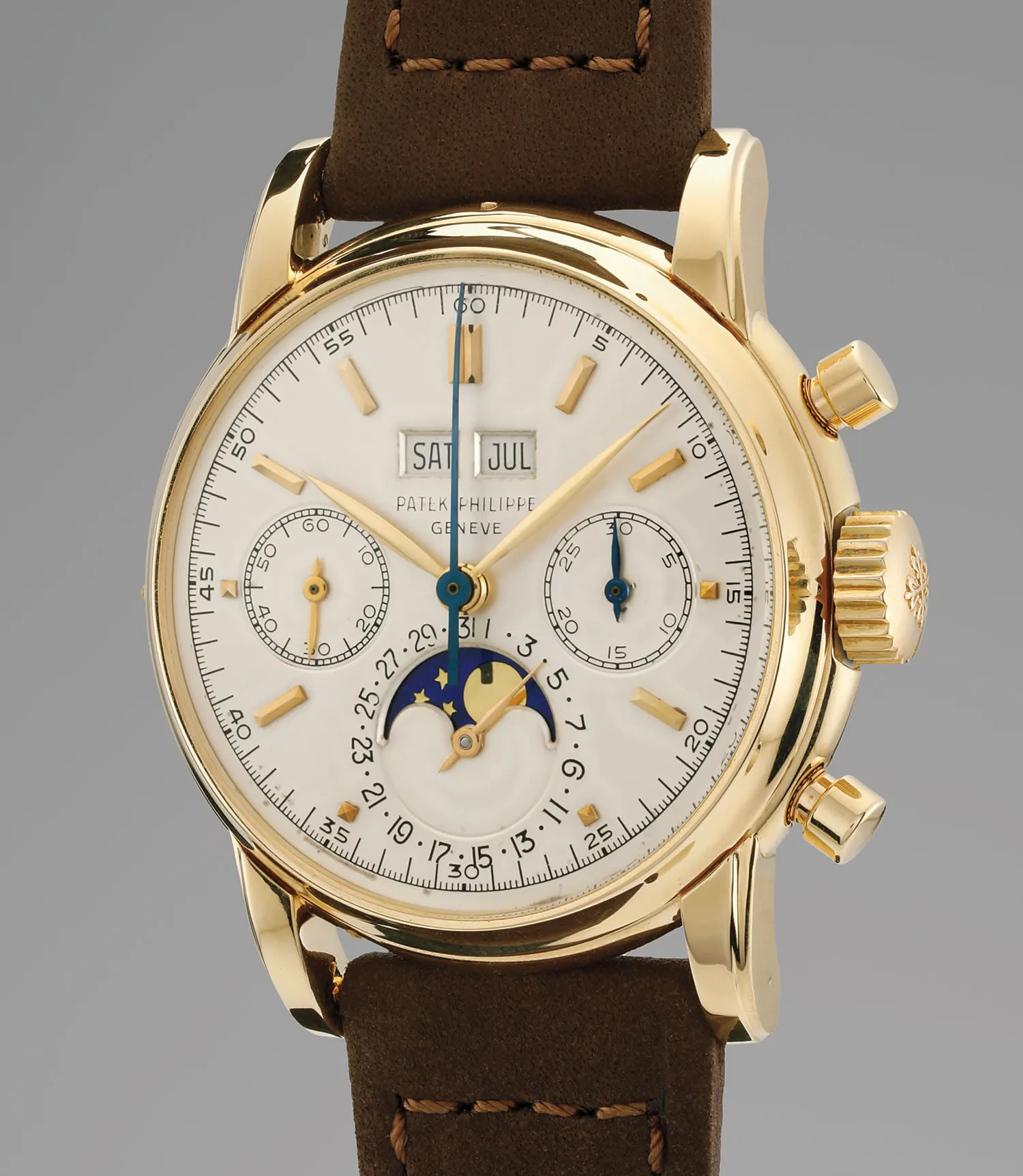 Patek Philippe 2499 37.5mm Yellow gold White