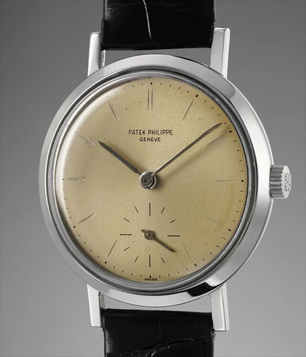 Patek Philippe 3418 34mm Stainless steel Beige