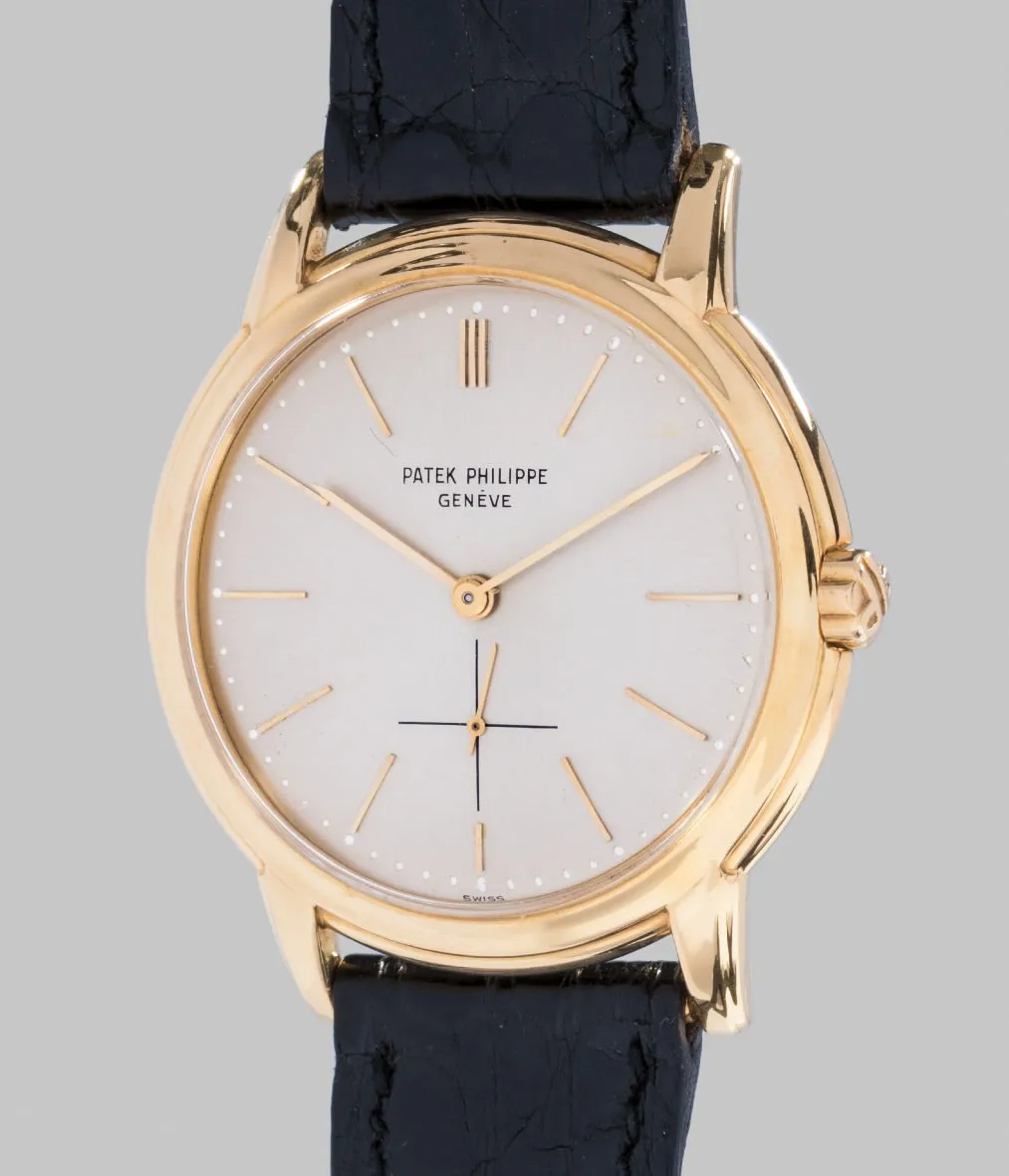 Patek Philippe 3433 36mm Yellow gold Silver