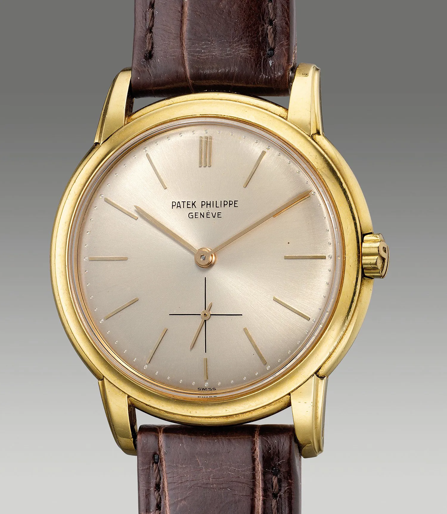 Patek Philippe 3433 36mm Yellow gold Silvered