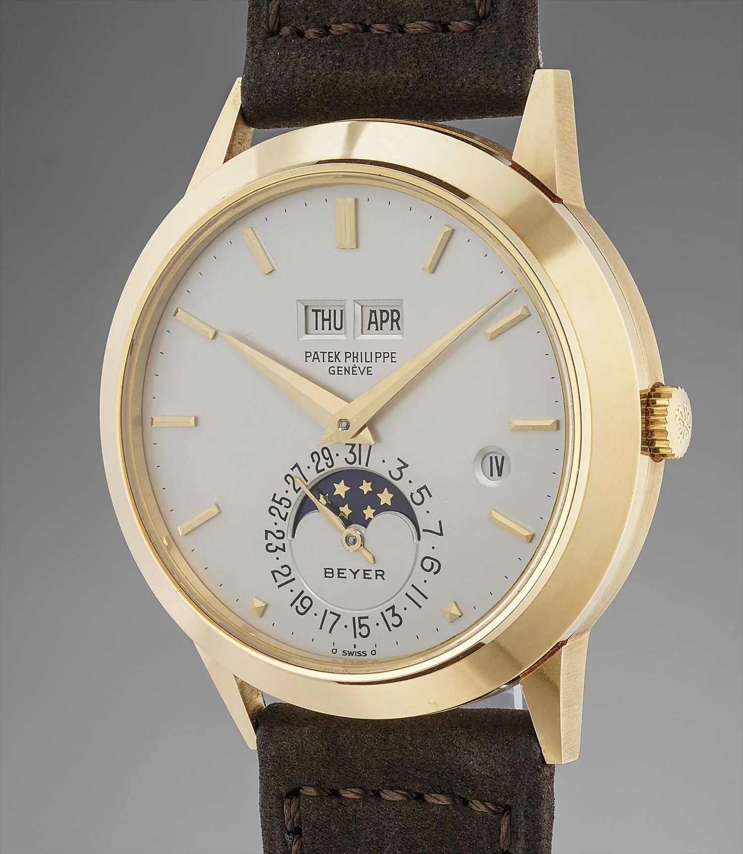 Patek Philippe 3450 37.5mm Yellow gold White