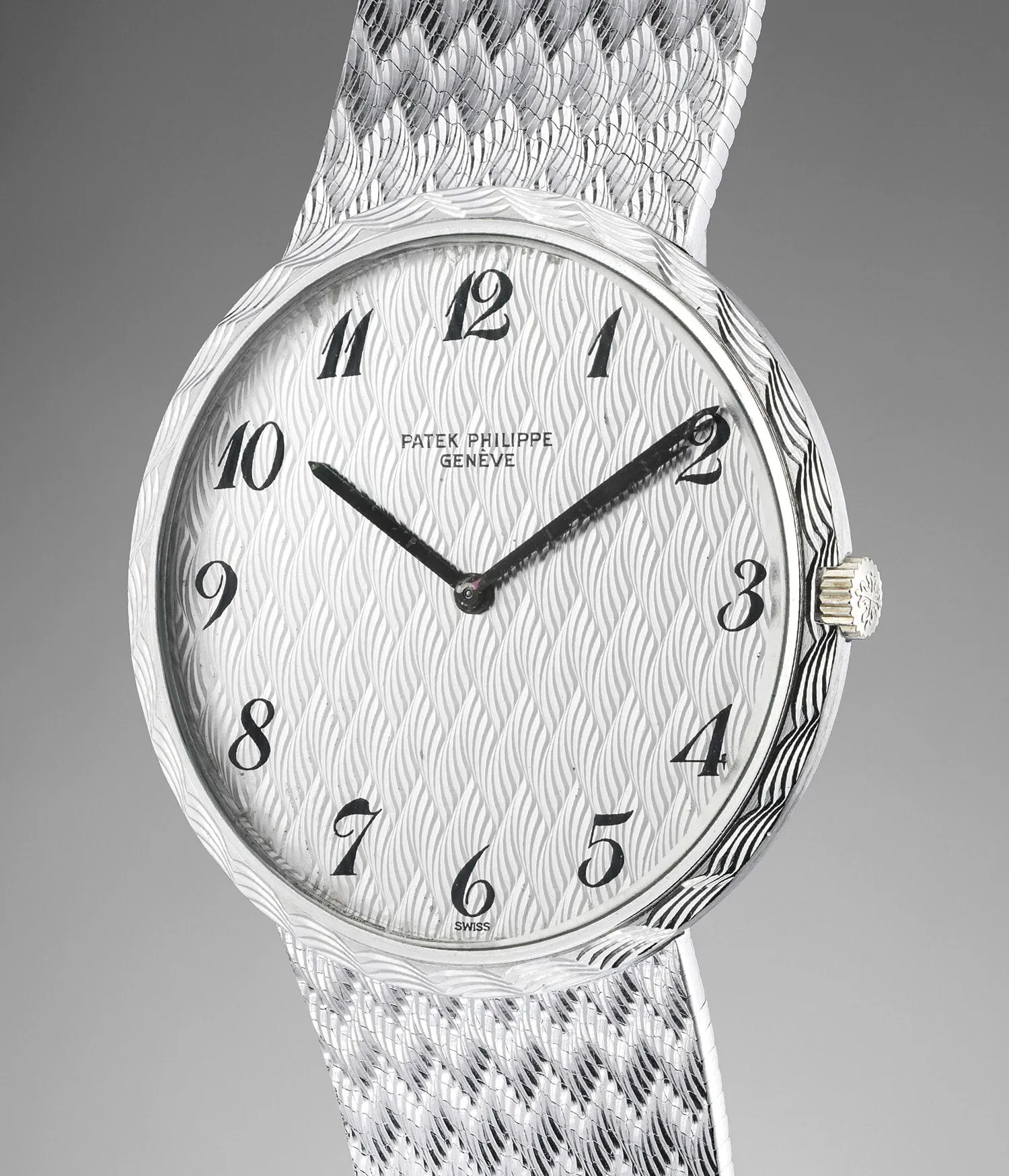 Patek Philippe 3588/2 35.5mm White gold Textured