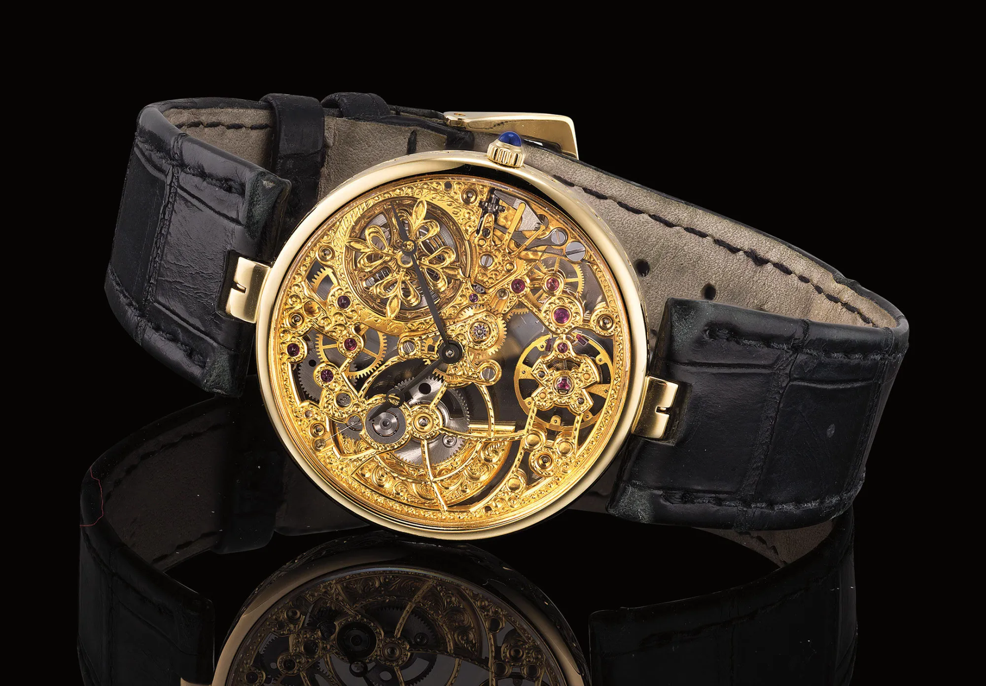 Patek Philippe Calatrava 3878 31mm Yellow gold Skeletonized