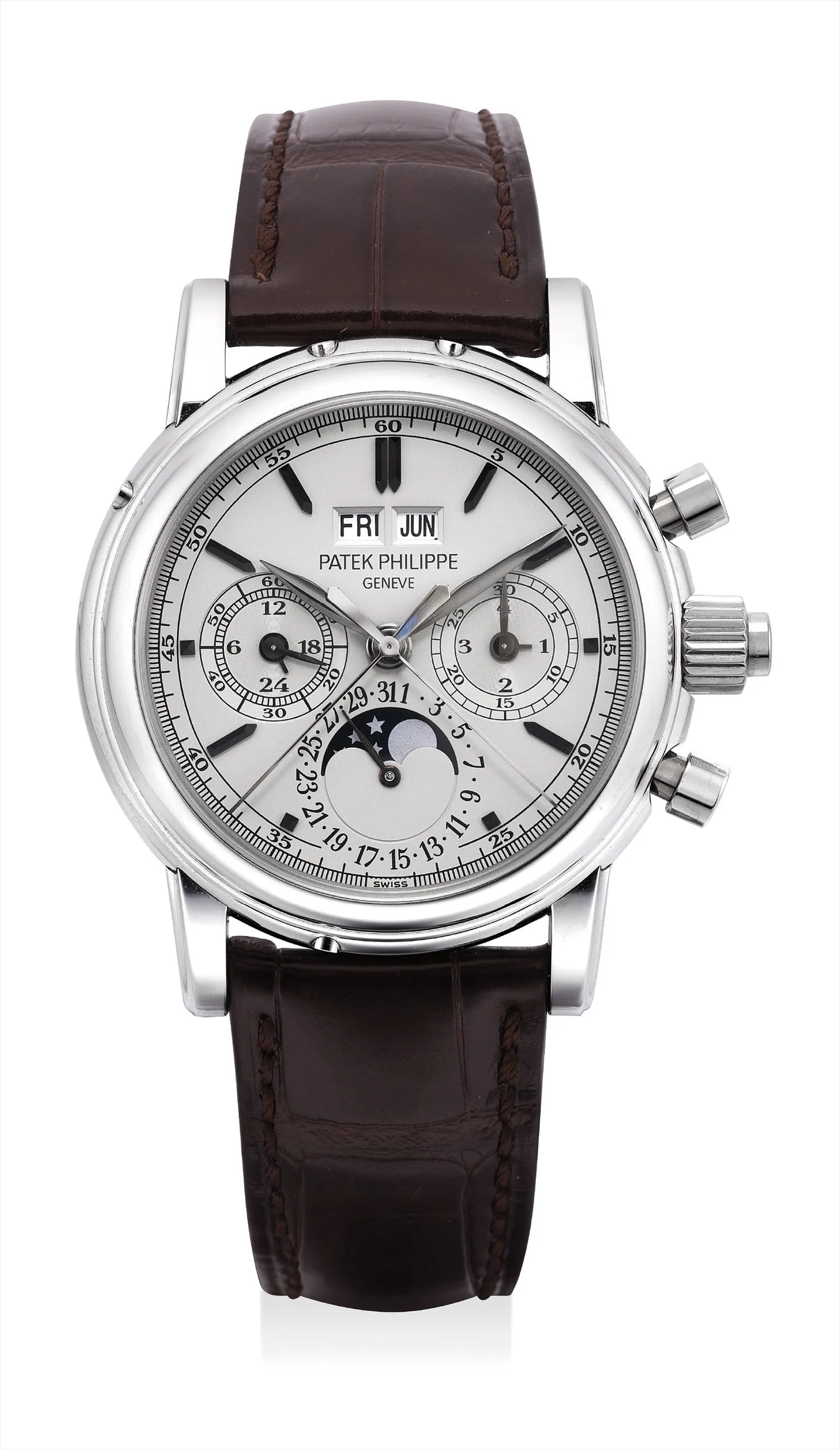 Patek Philippe Perpetual Calendar Split-Seconds Chronograph 5004A-001 36mm Stainless steel Silver