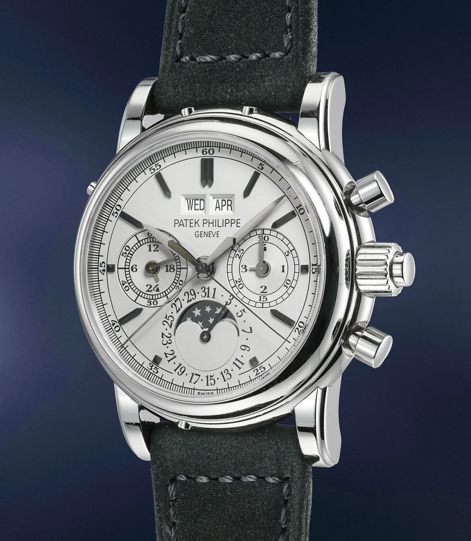 Patek Philippe Perpetual Calendar Split-Seconds Chronograph 5004A 36mm Stainless steel Silvered 1