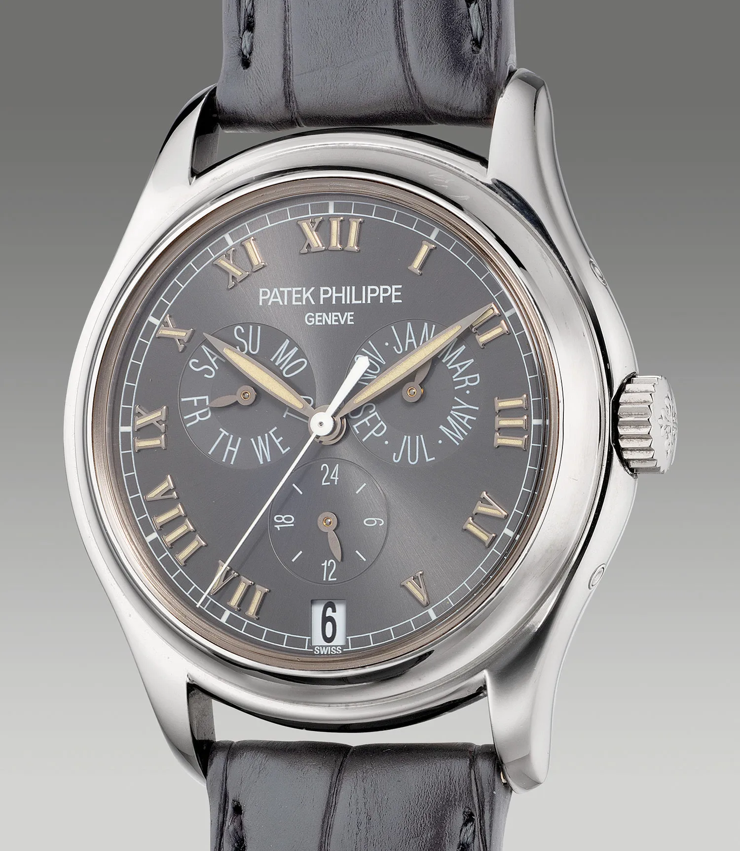 Patek Philippe 5035G-012 37mm White gold Slate grey