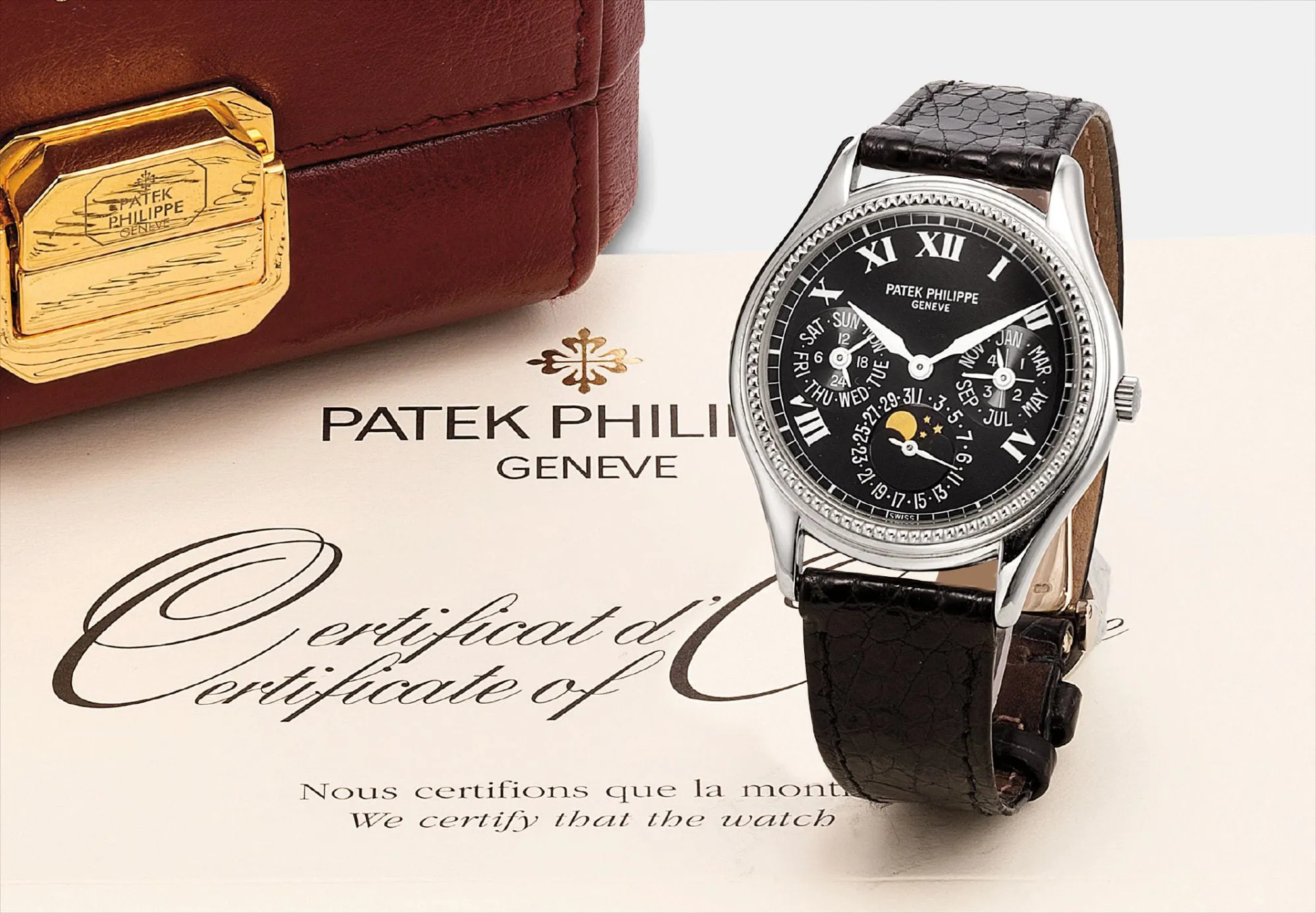 Patek Philippe 5038G 36mm White gold Black